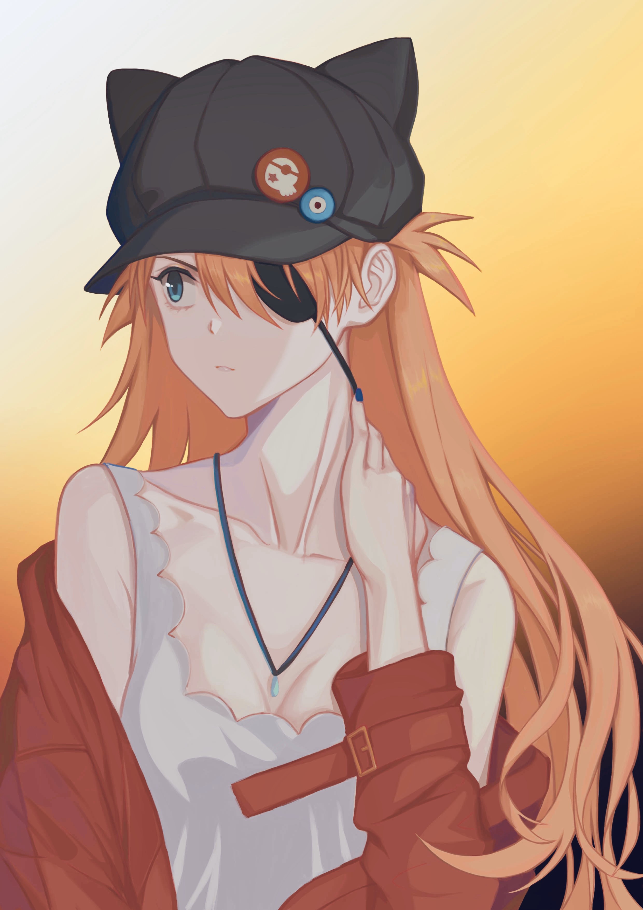 Asuka Langley Soryu from Neon Genesis Evangelion HD Phone Wallpaper