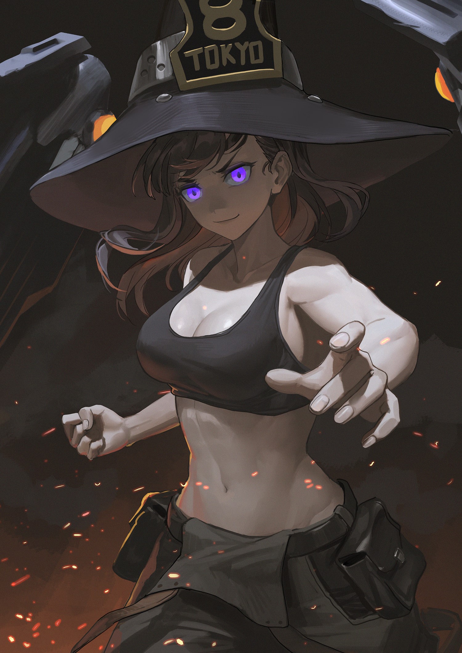 Maki Oze from Enen no Shouboutai HD Phone Wallpaper