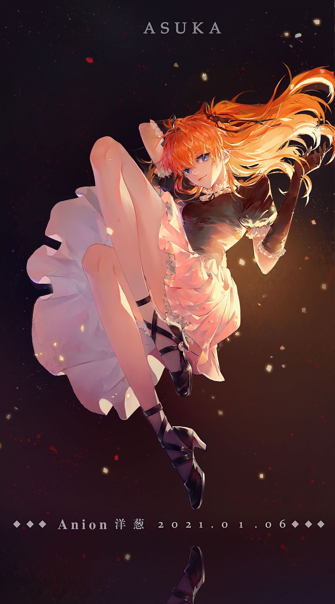 Asuka Langley Soryu from Neon Genesis Evangelion HD Phone Wallpaper