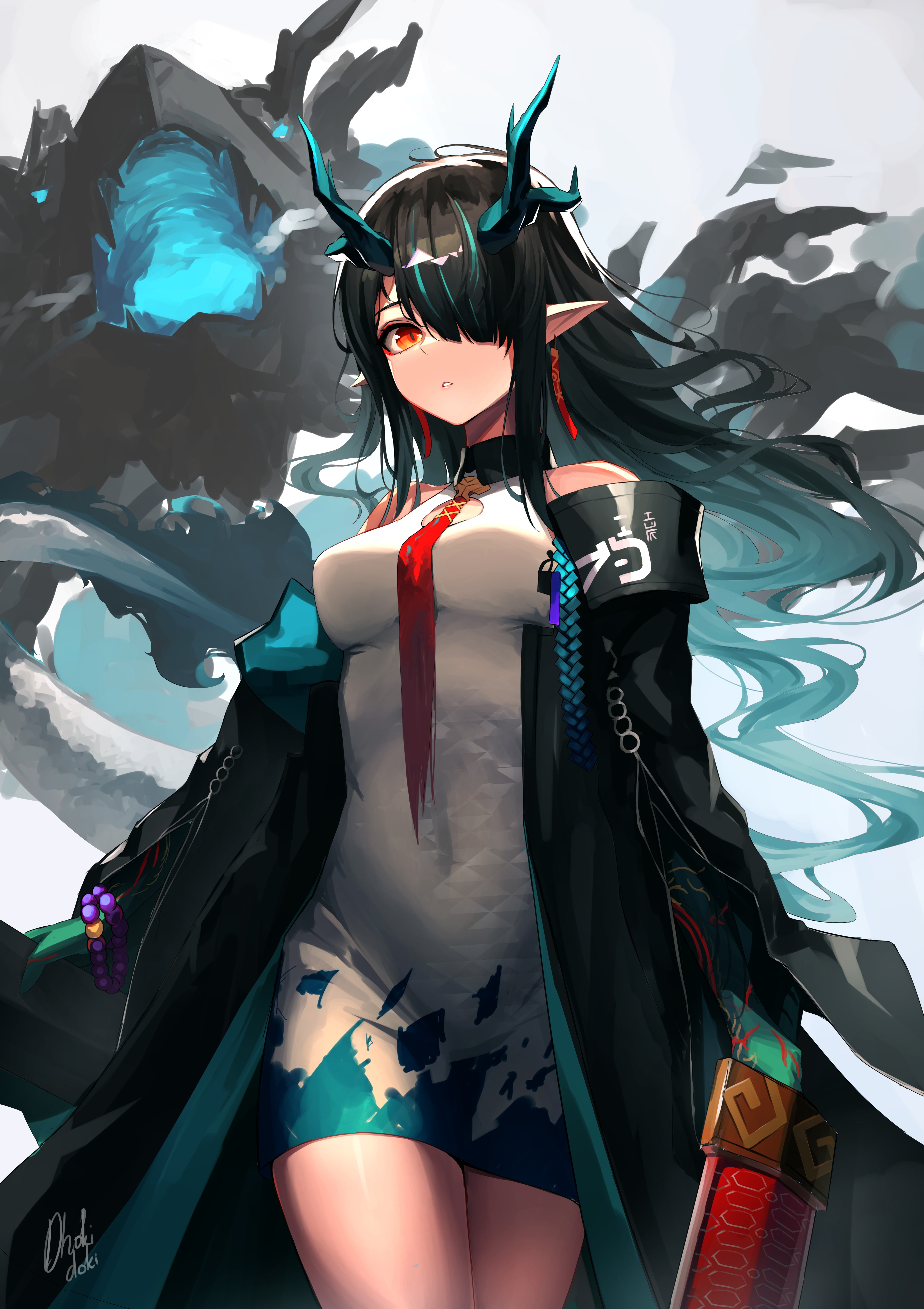 Dusk from Arknights HD Phone Wallpaper