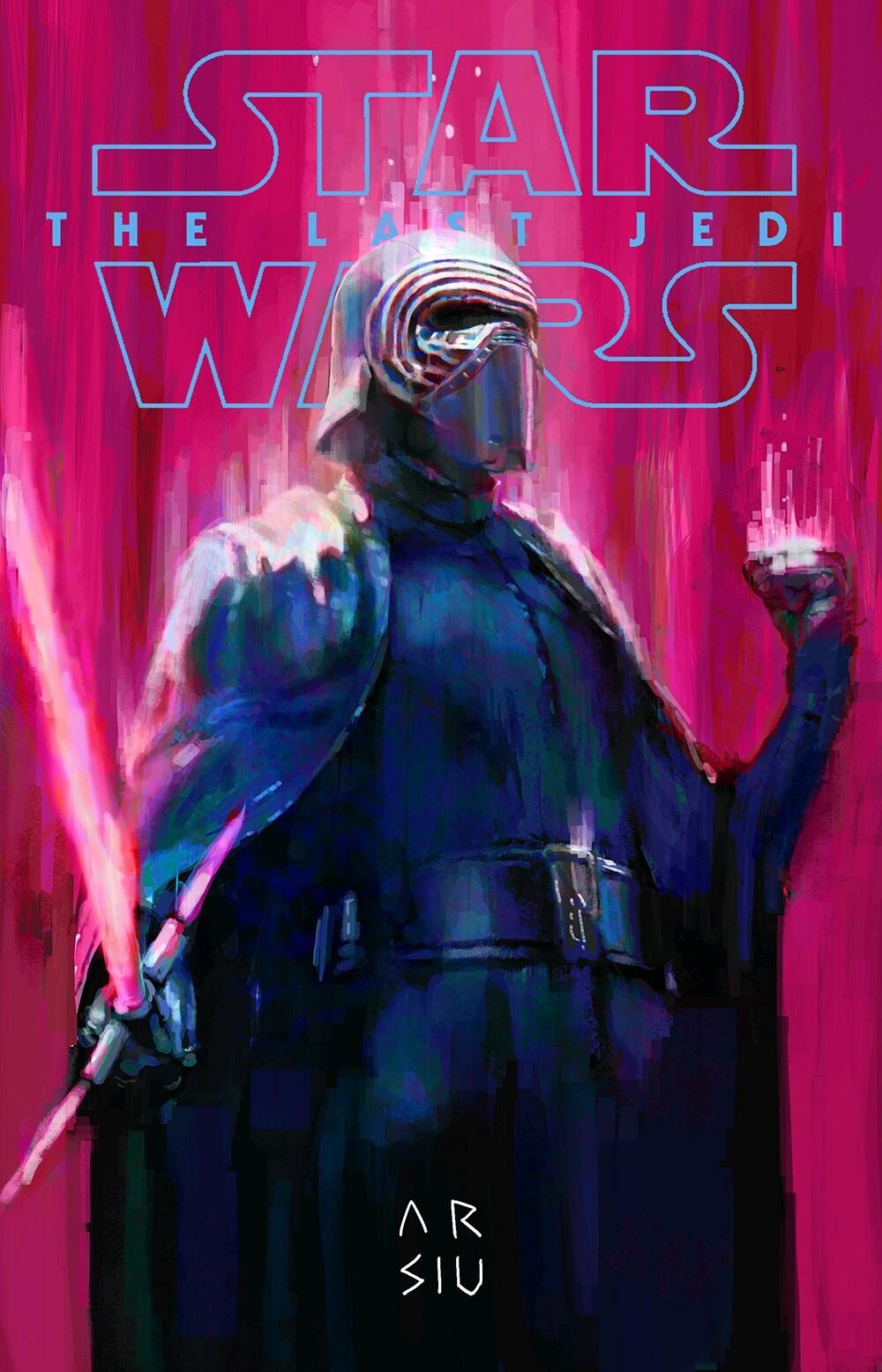 Kylo Ren from Star Wars: The Last Jedi HD Phone Wallpaper