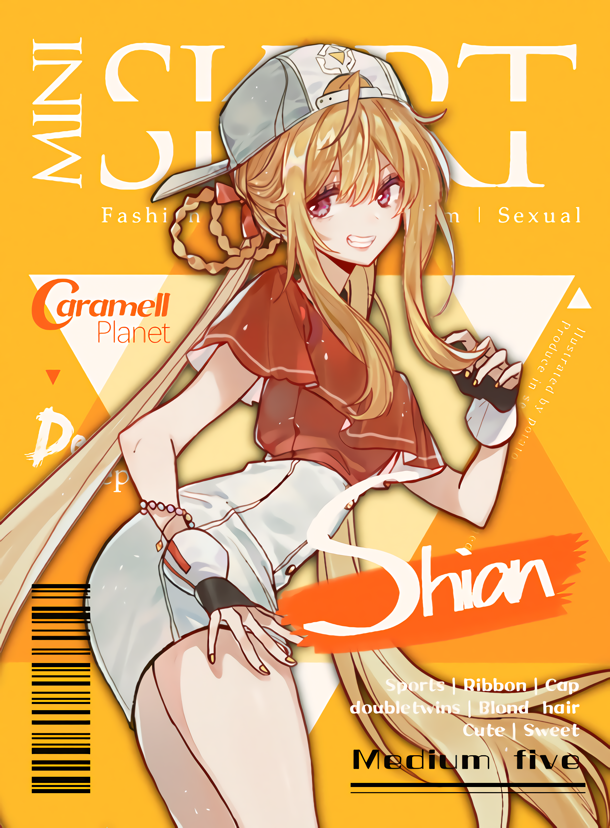 Shion from Synthesizer V HD Phone Wallpaper