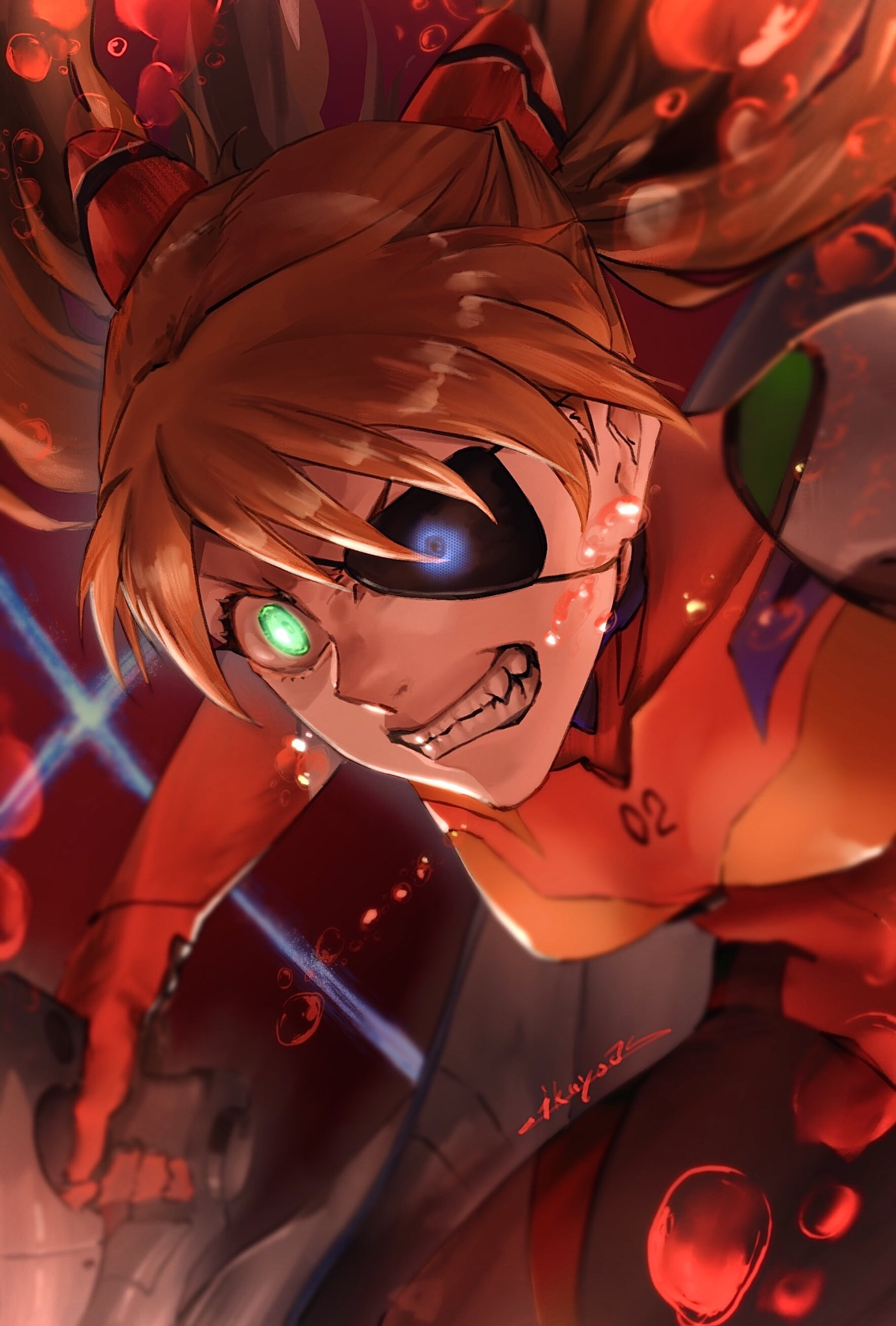 Asuka Langley Soryu from Neon Genesis Evangelion HD Phone Wallpaper