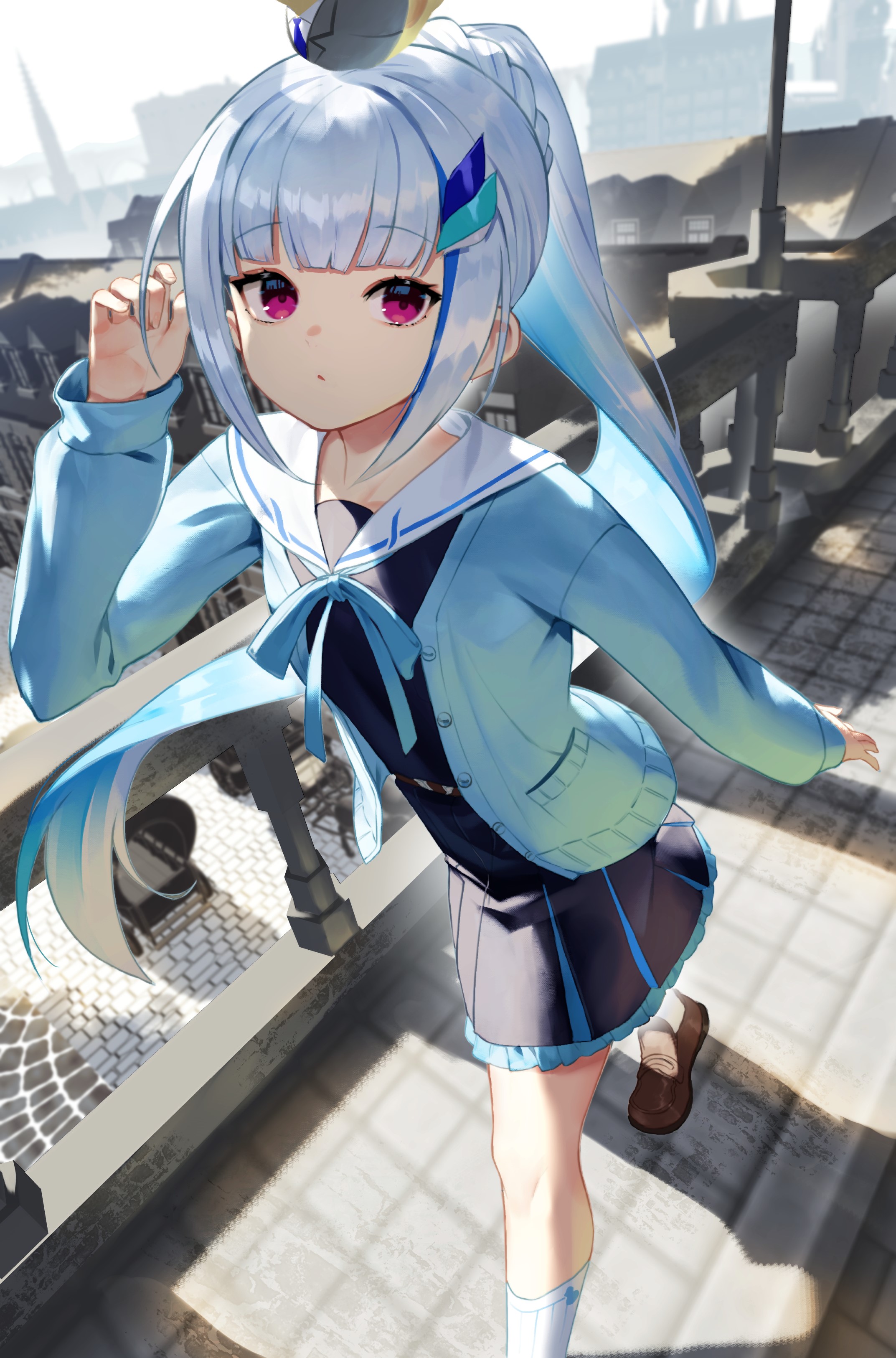 Lize Helesta from Nijisanji walking HD Phone Wallpaper