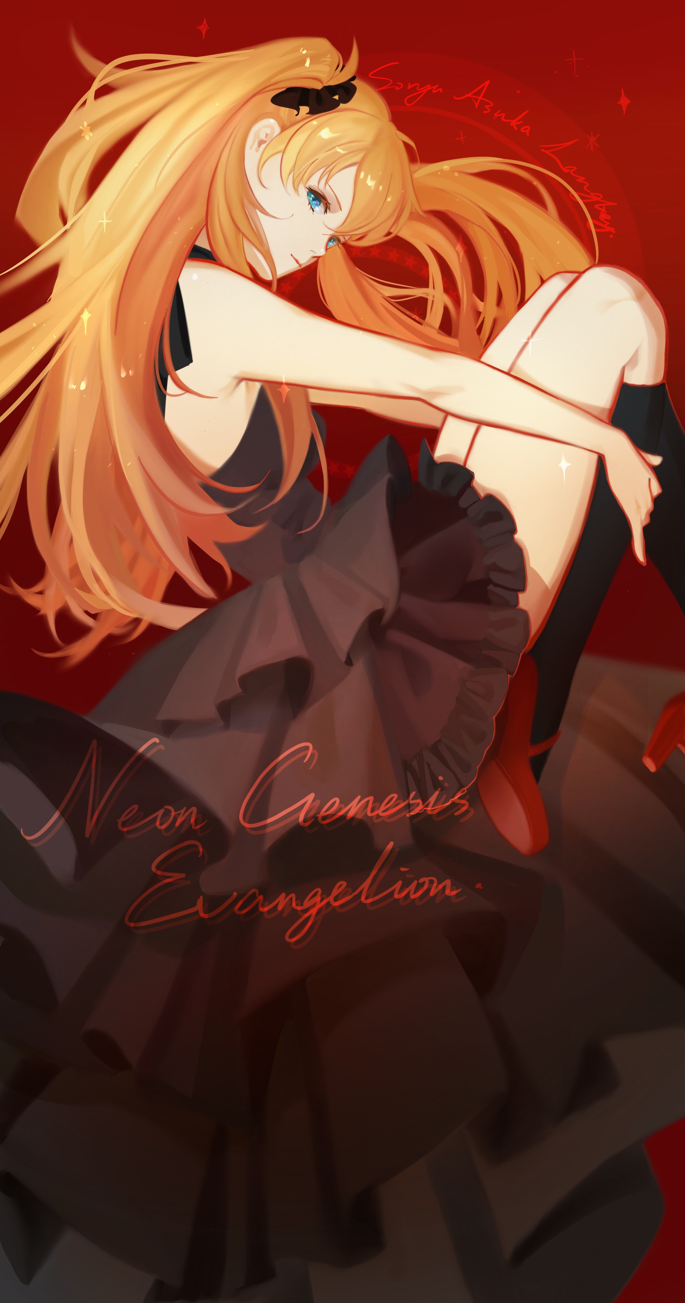 Asuka Langley Soryu from Neon Genesis Evangelion HD Phone Wallpaper