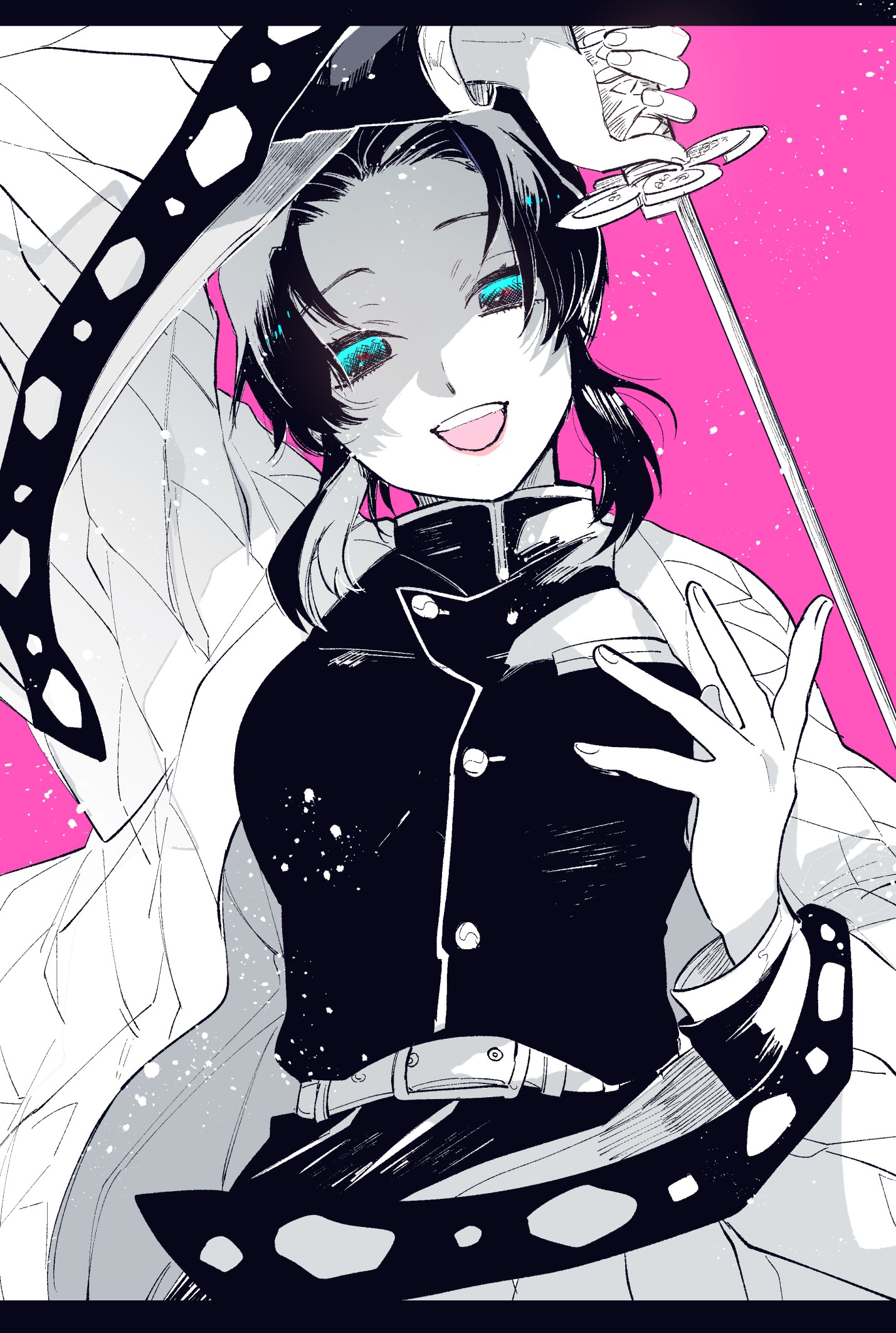 Kochou Shinobu from Kimetsu no Yaiba HD Phone Wallpaper