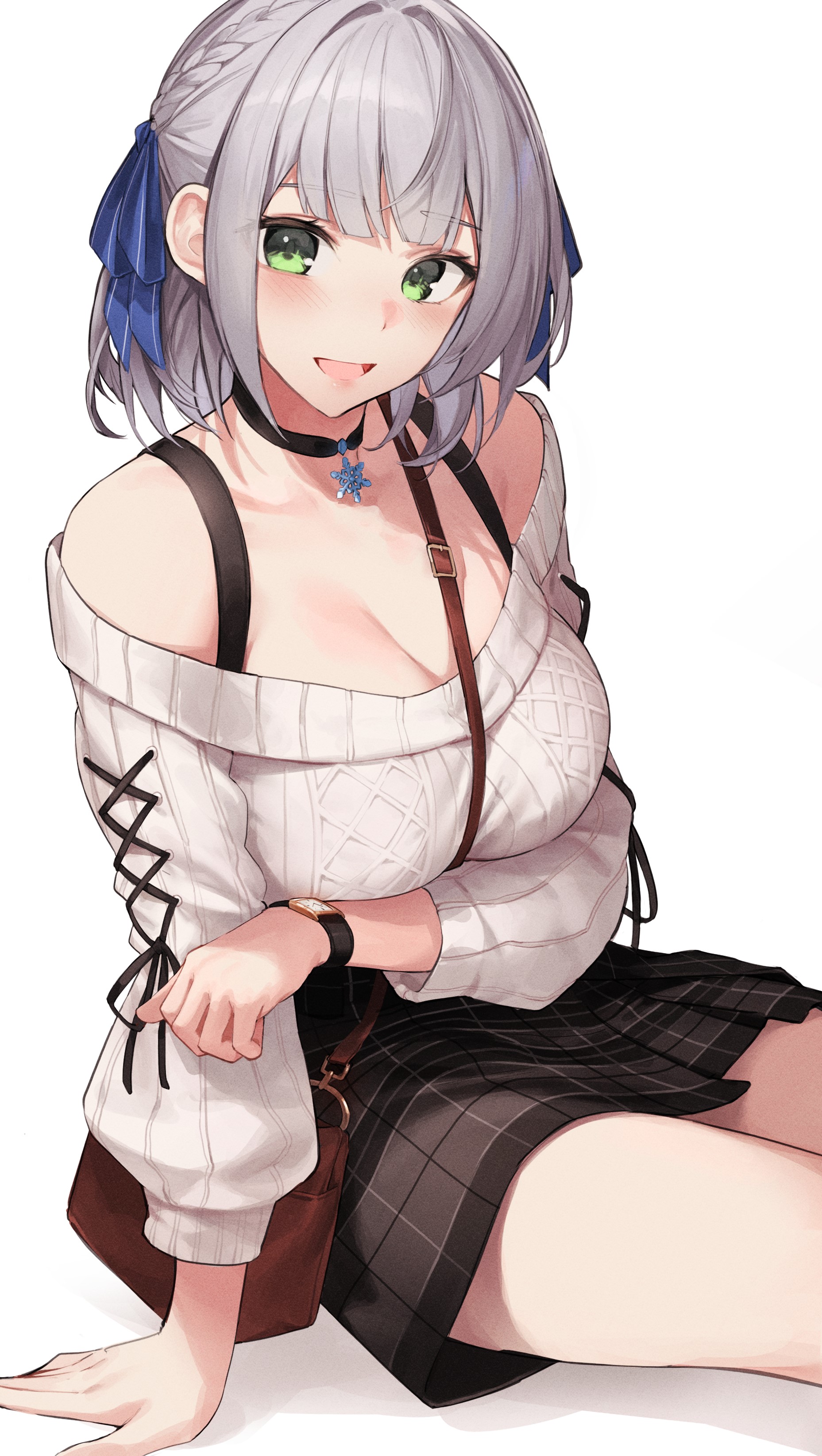 Shirogane Noel from Hololive HD Phone Wallpaper