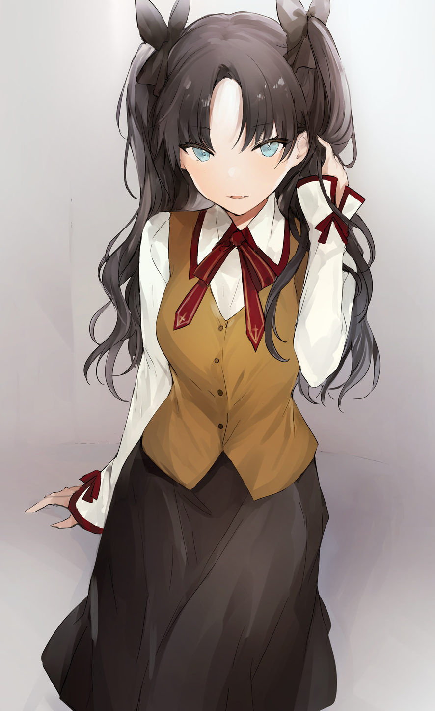 Rin Tohsaka from Fate/Stay Night HD Phone Wallpaper