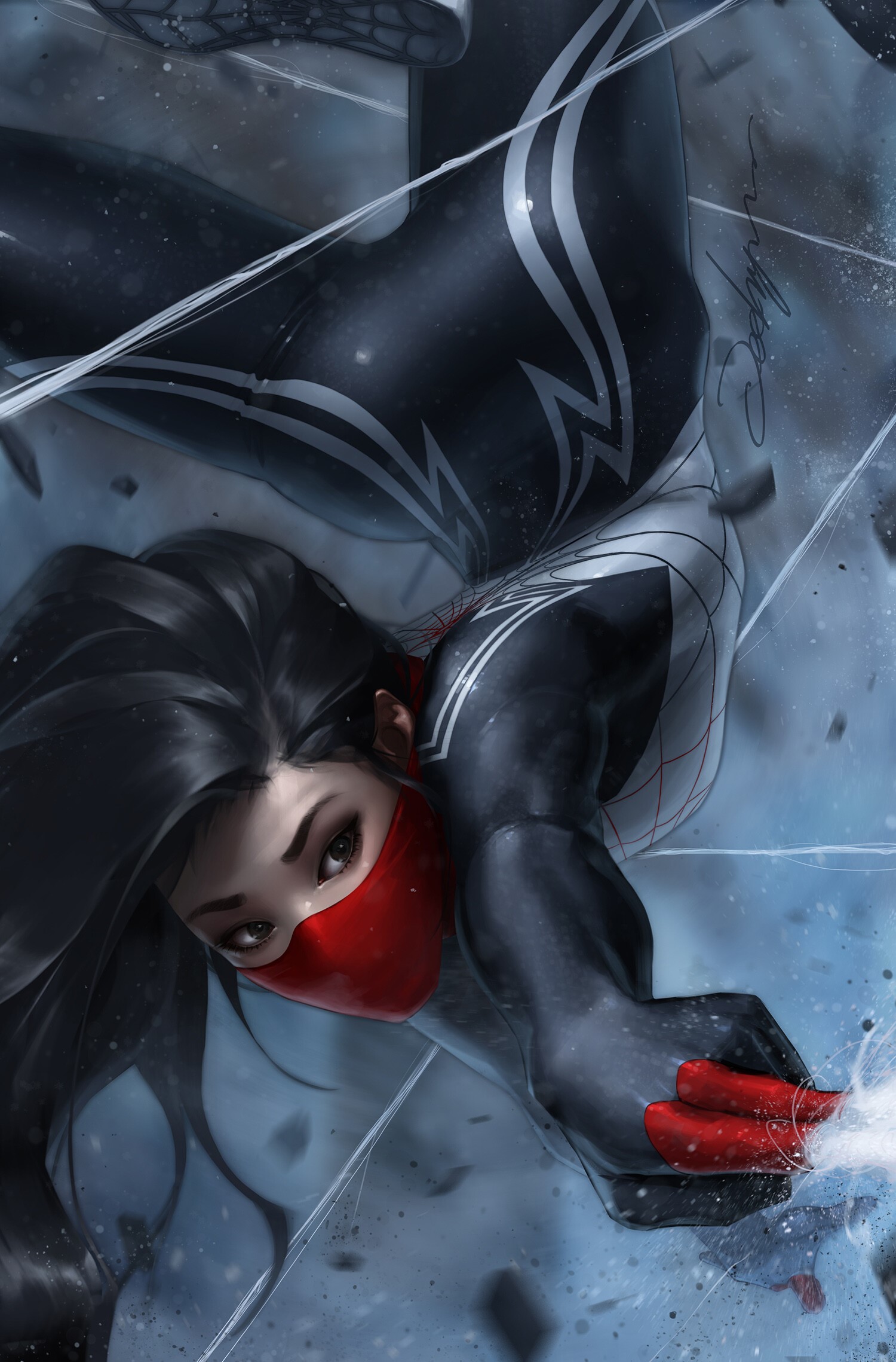 Silk from Marvel Comics by JeeHyung Lee HD Phone Wallpaper