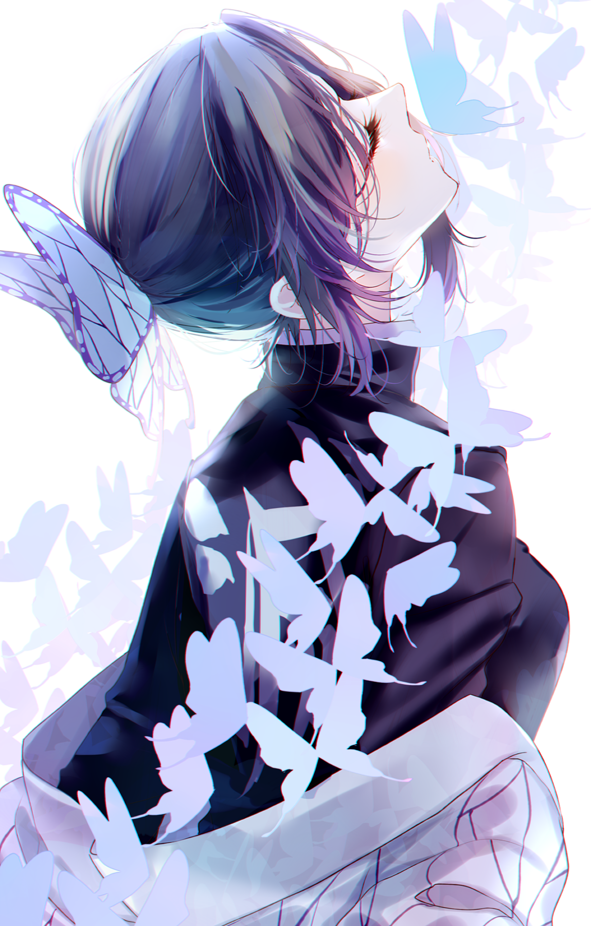 Kochou Shinobu from Kimetsu no Yaiba HD Phone Wallpaper