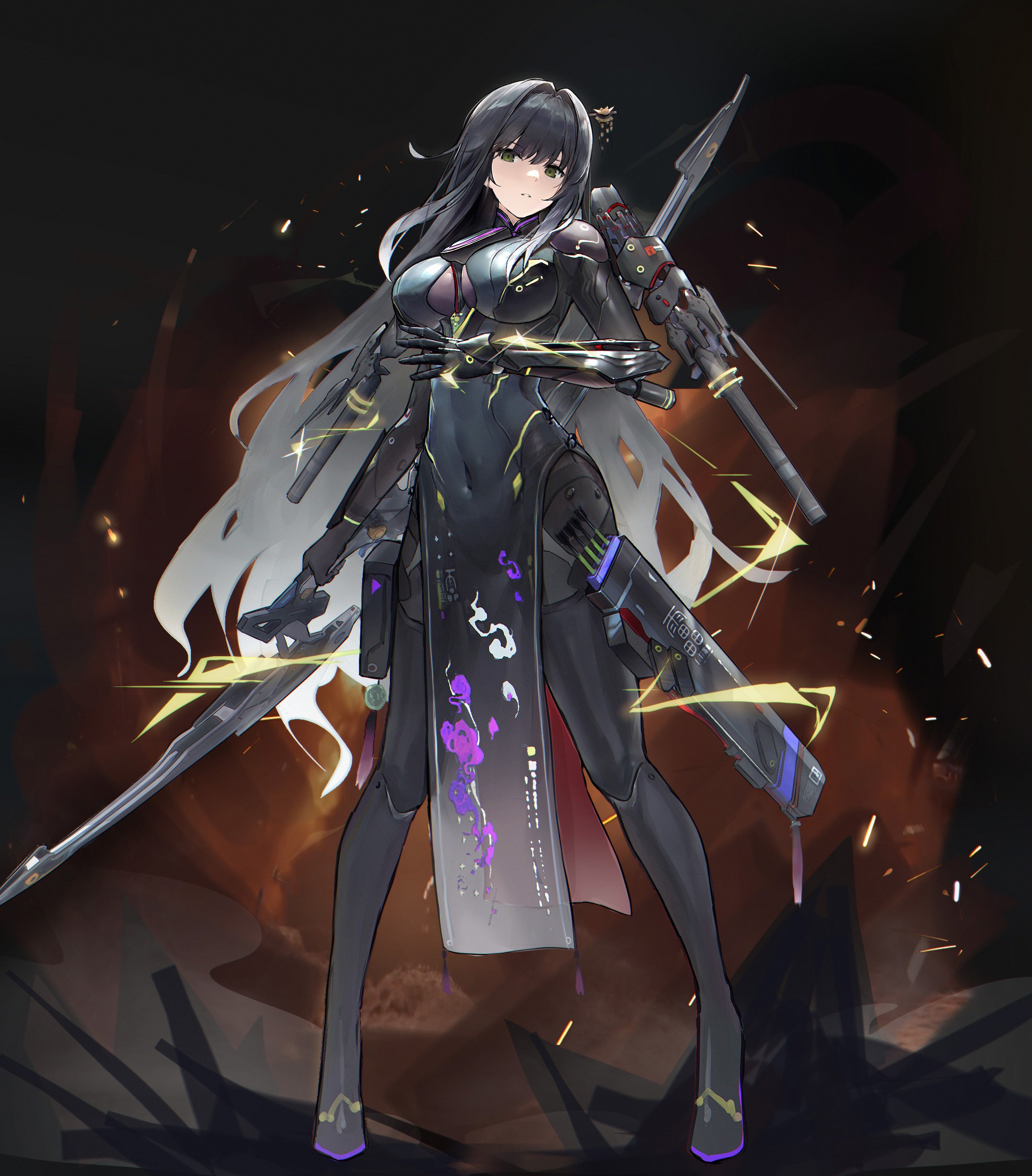 BanXuan c2KA cyborg from Punishing: Gray Raven HD Phone Wallpaper