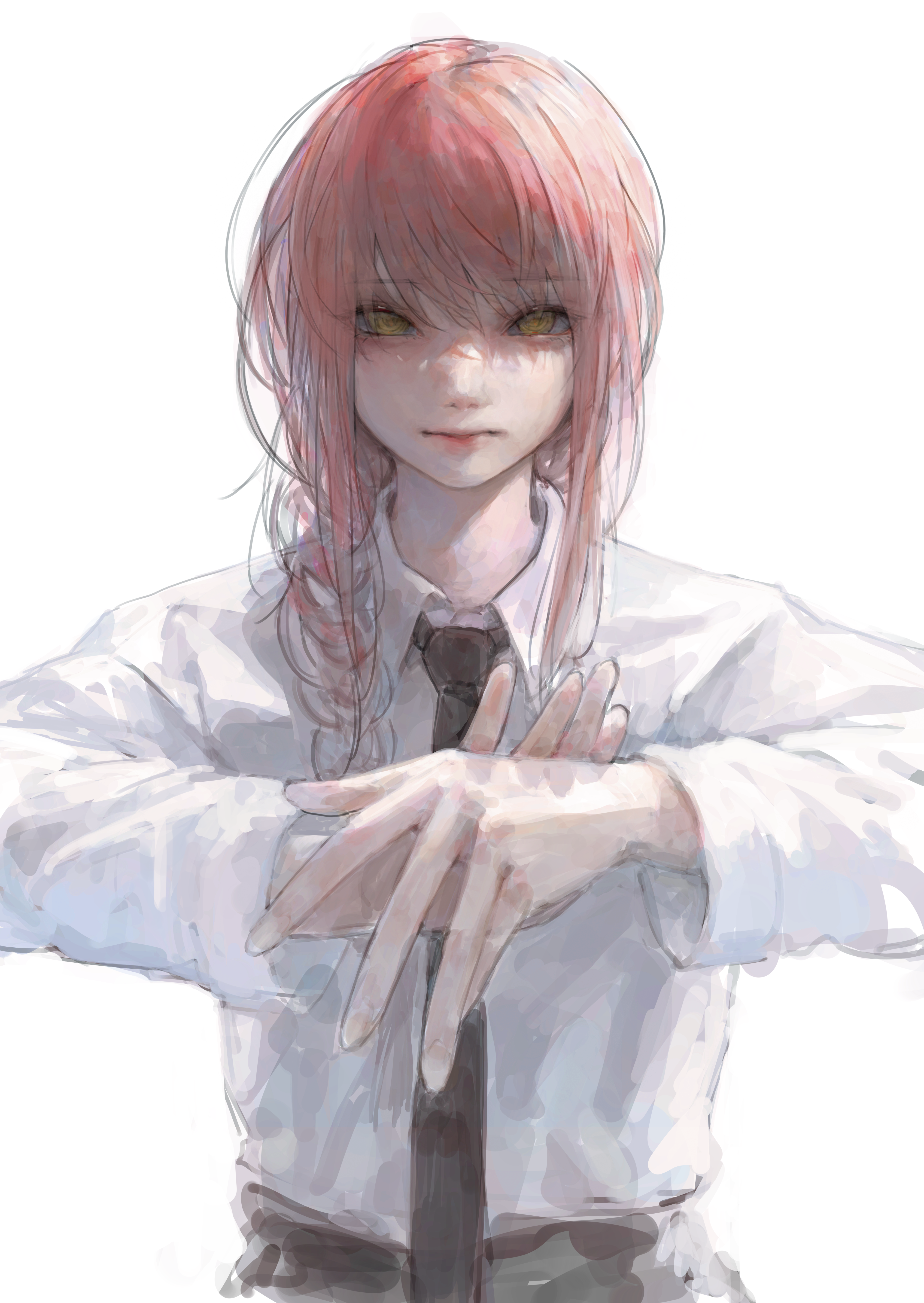 Makima from Chainsaw Man HD Phone Wallpaper