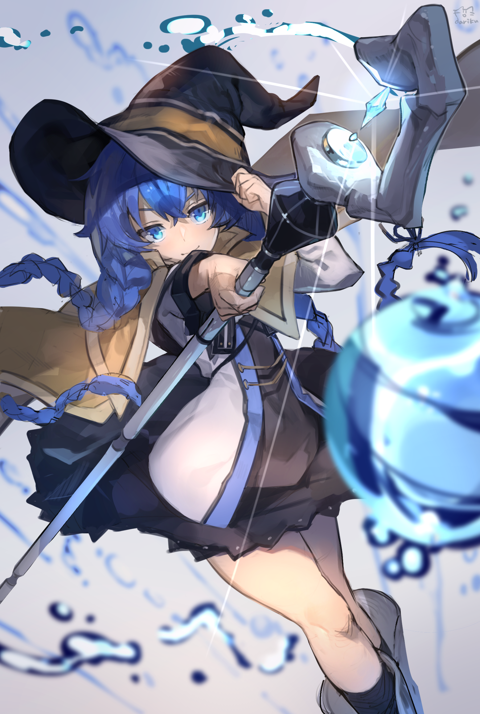 Roxy Migurdia from Mushoku Tensei Casting Spell HD Phone Wallpaper
