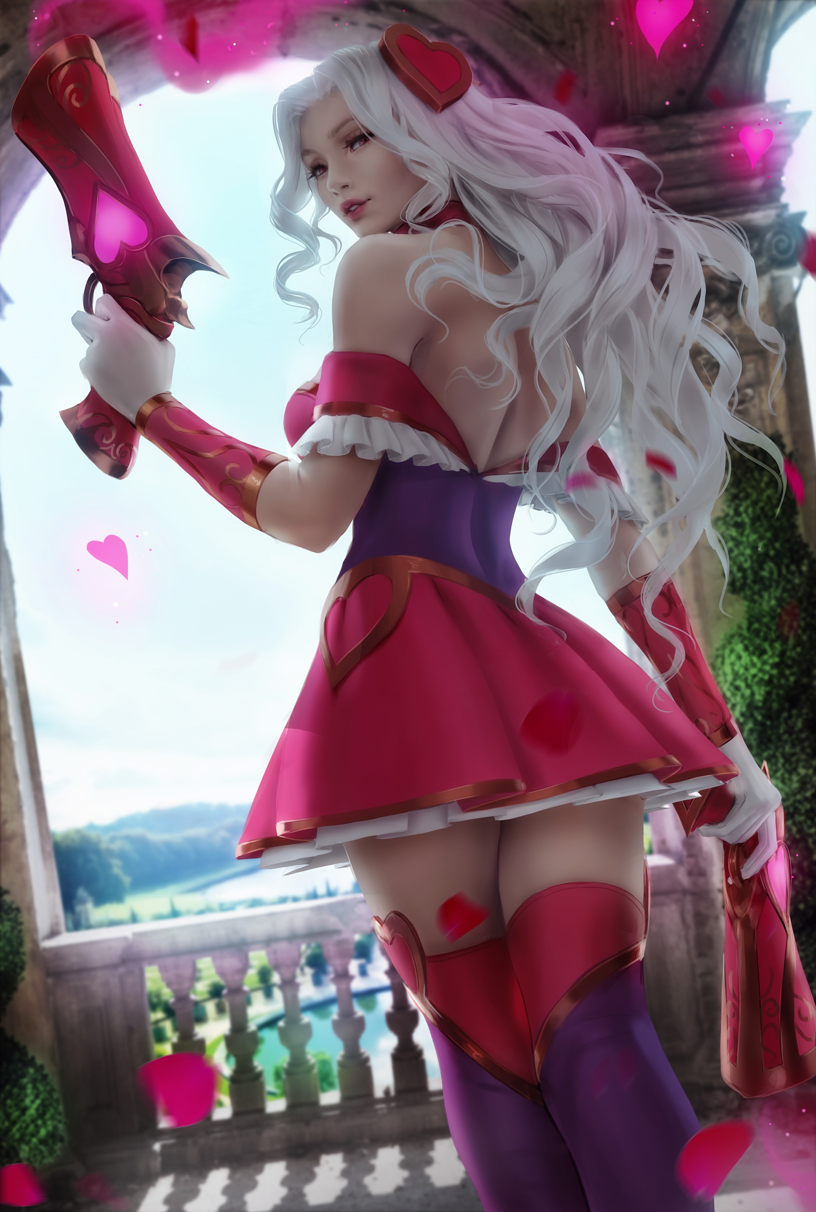 Miss Fortune from League of Legends cosplay HD Phone Wallpaper