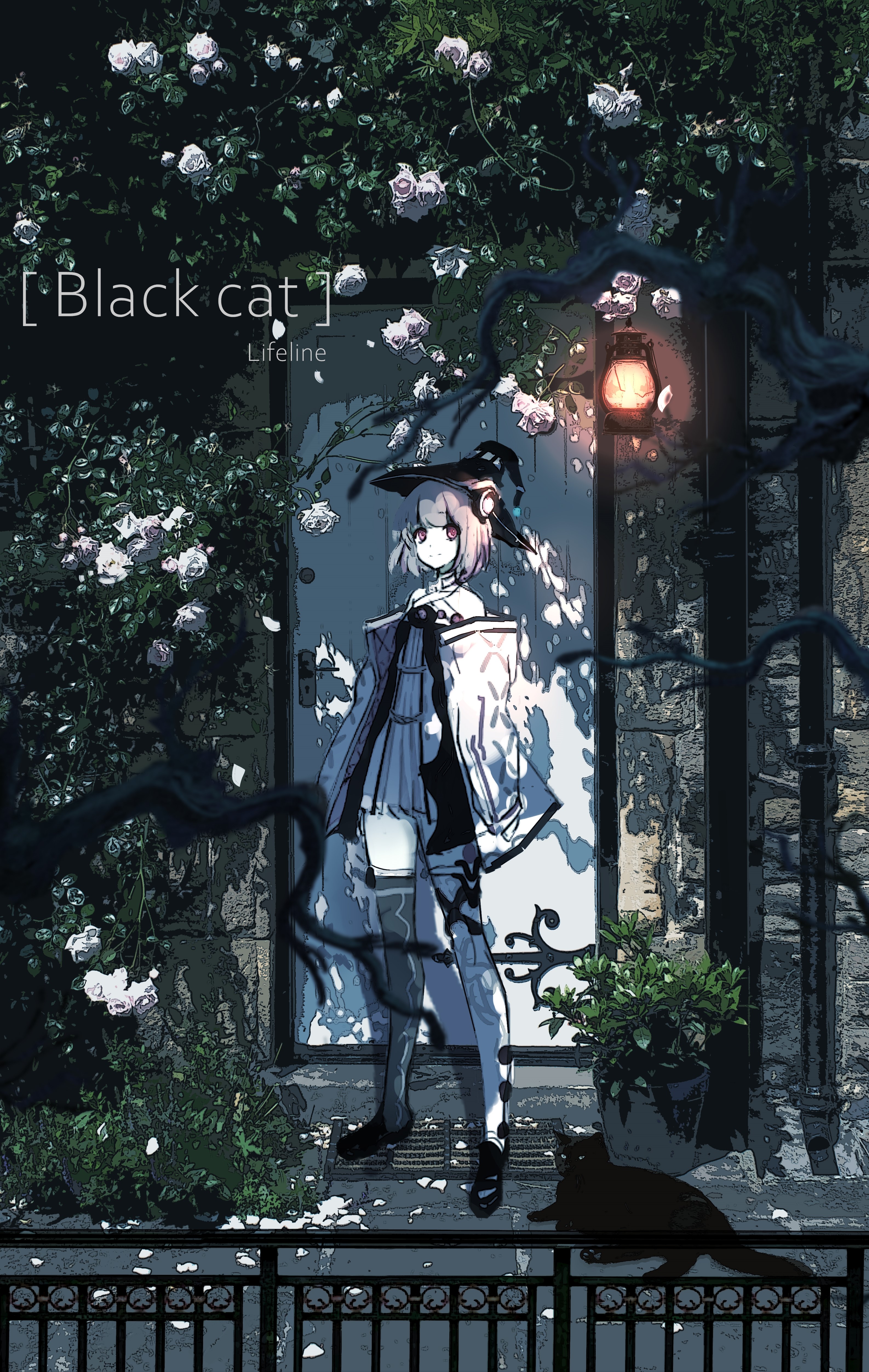 [Black cat] Lifeline HD Phone Wallpaper