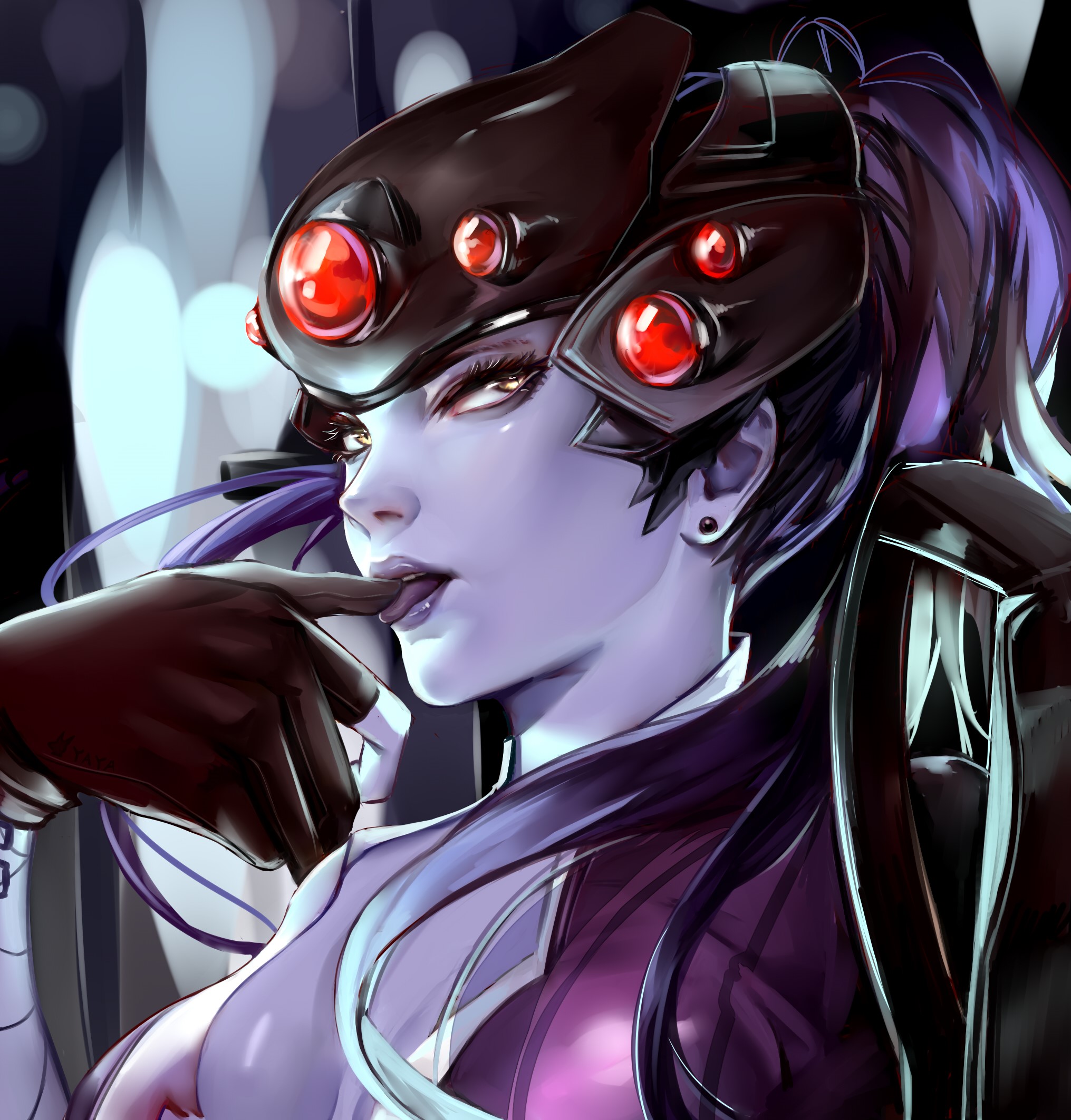 Widowmaker from Overwatch HD Phone Wallpaper