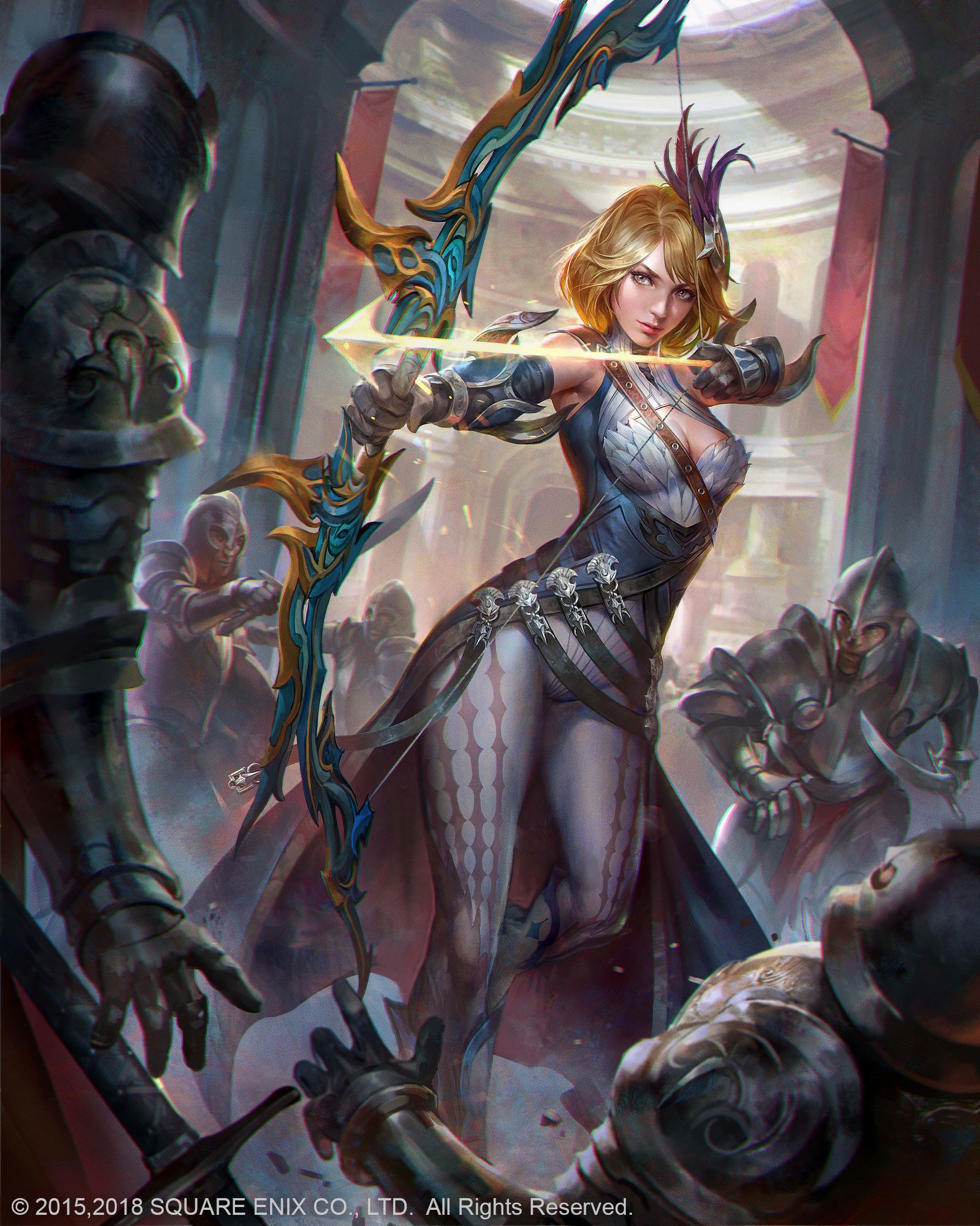 Archer with Bow and Arrow in Fantasy Art HD Phone Wallpaper