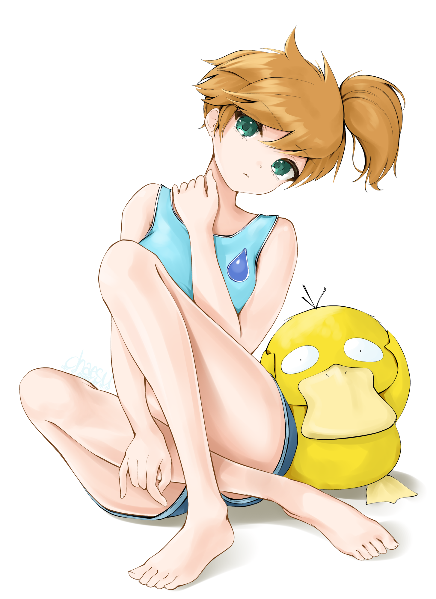 Misty from Pokémon in Casual Outfit HD Phone Wallpaper