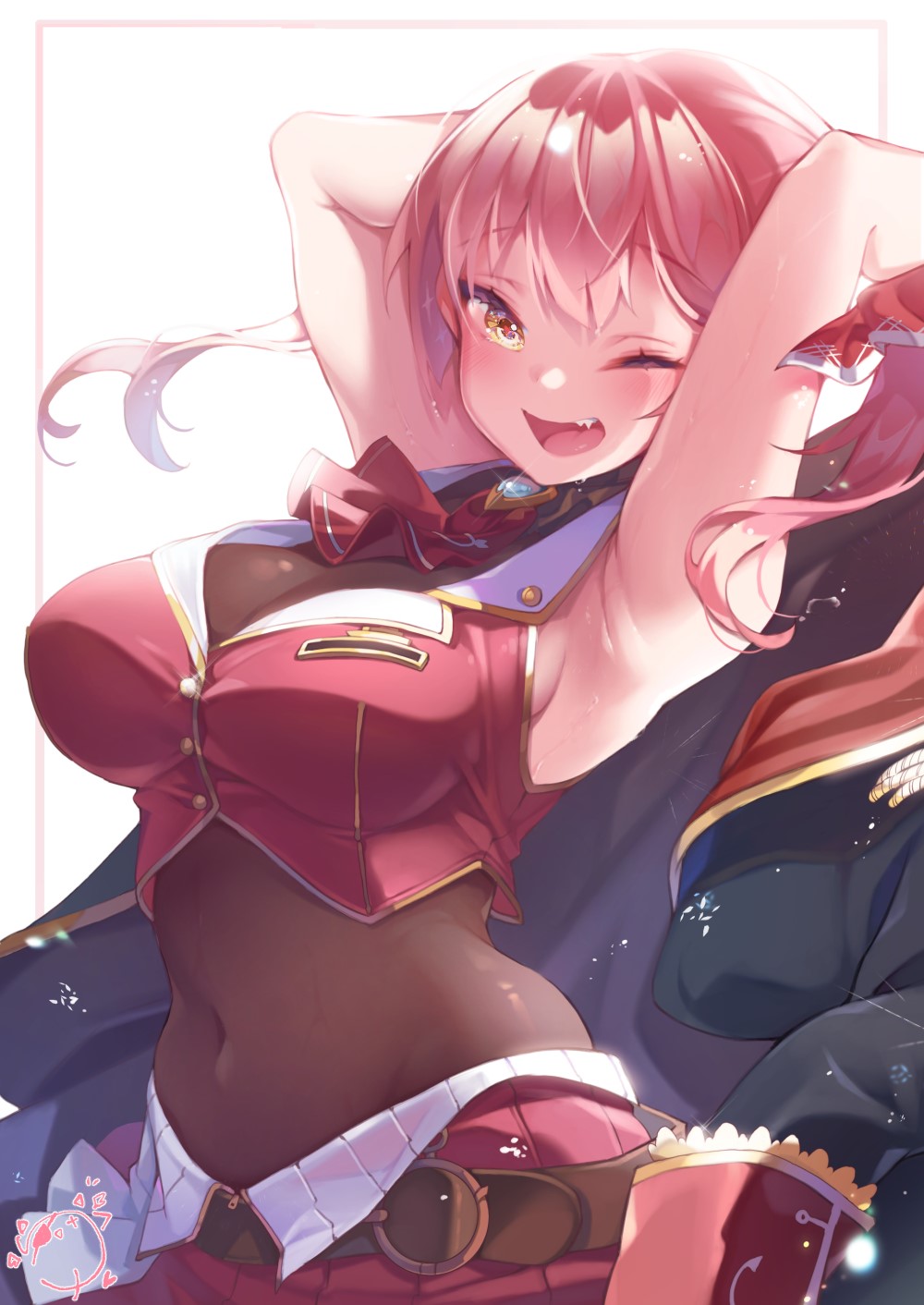 Houshou Marine from Hololive HD Phone Wallpaper