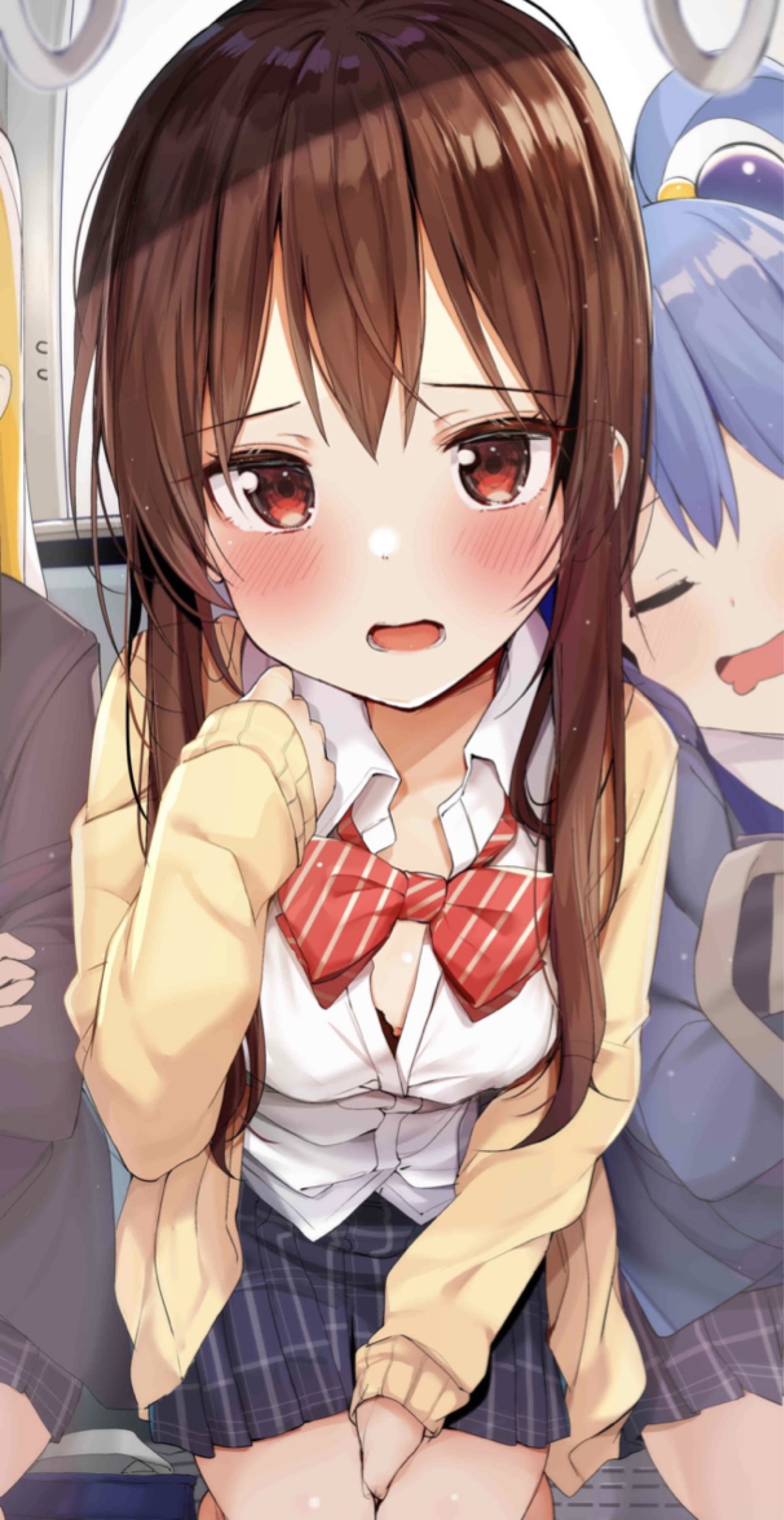 Megumin from Kono Subarashii Sekai ni Shukufuku wo! in school uniform HD Phone Wallpaper