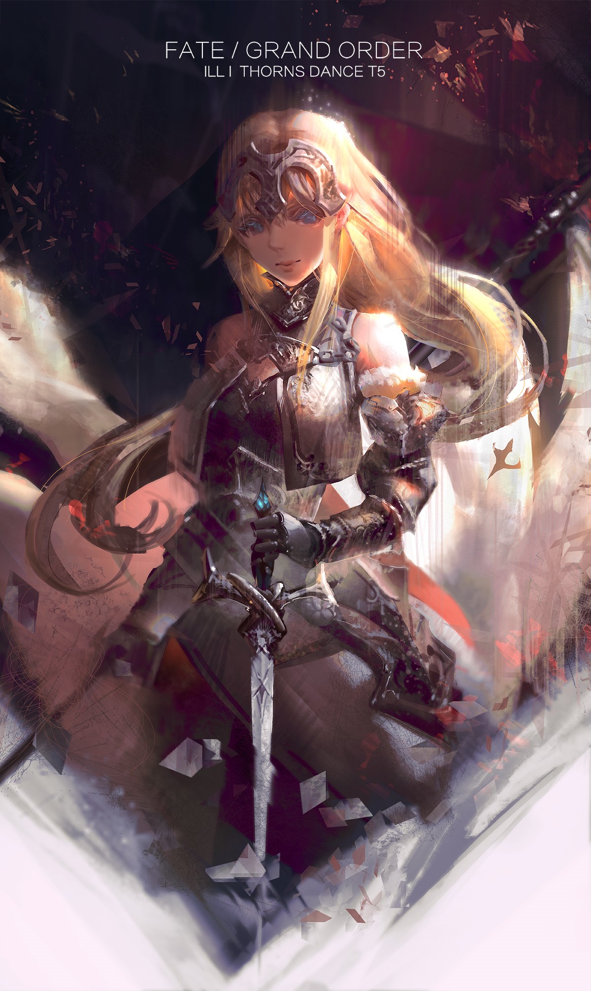 Jeanne d'Arc (Alter) from Fate/Grand Order HD Phone Wallpaper