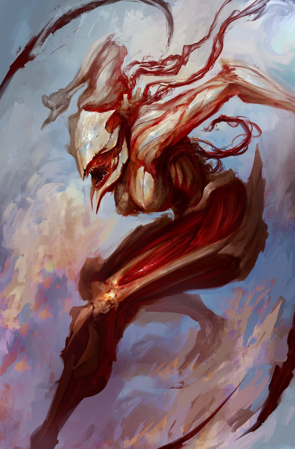 Creature artwork from ArtStation HD Phone Wallpaper