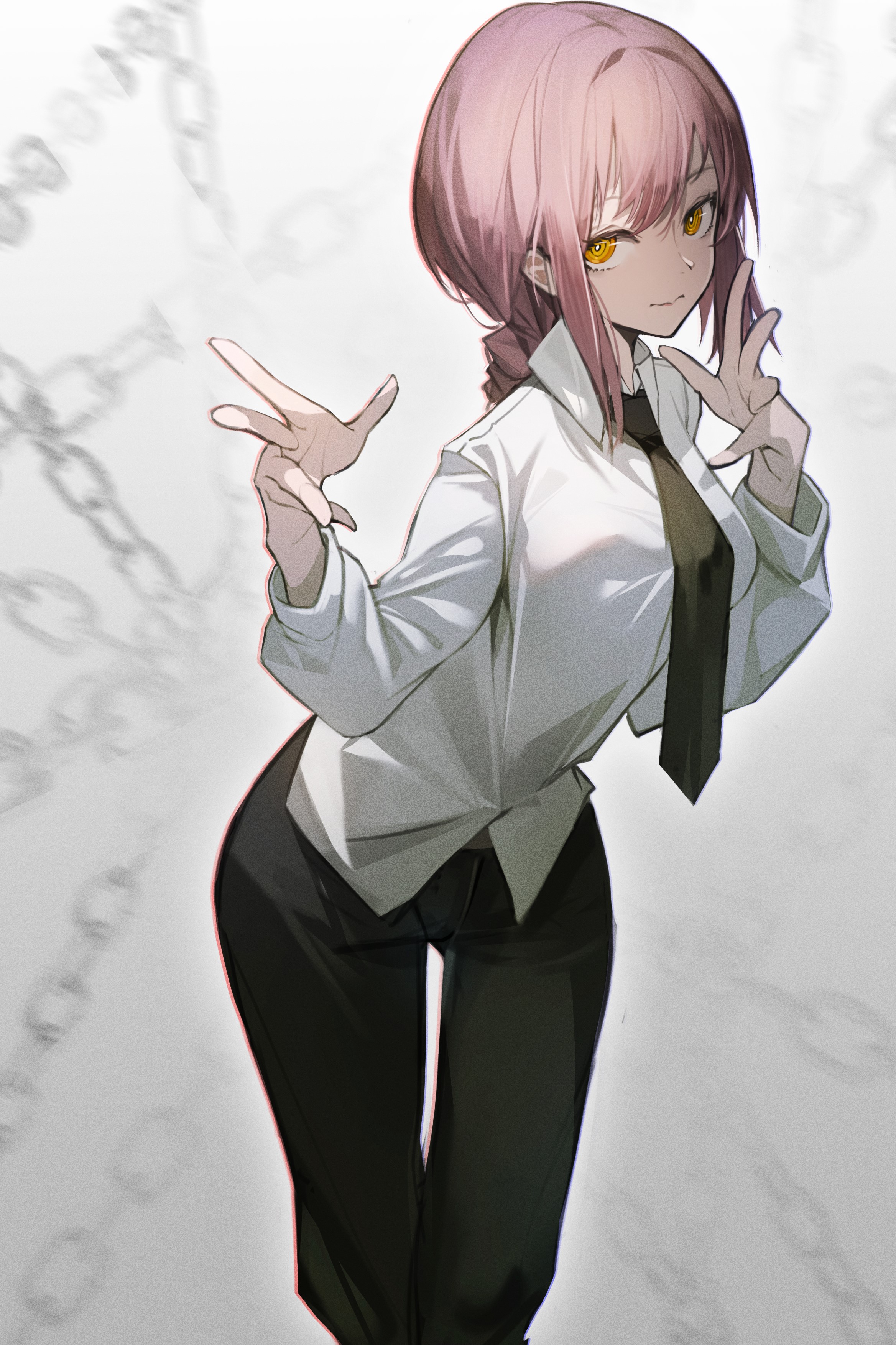 Makima from Chainsaw Man HD Phone Wallpaper
