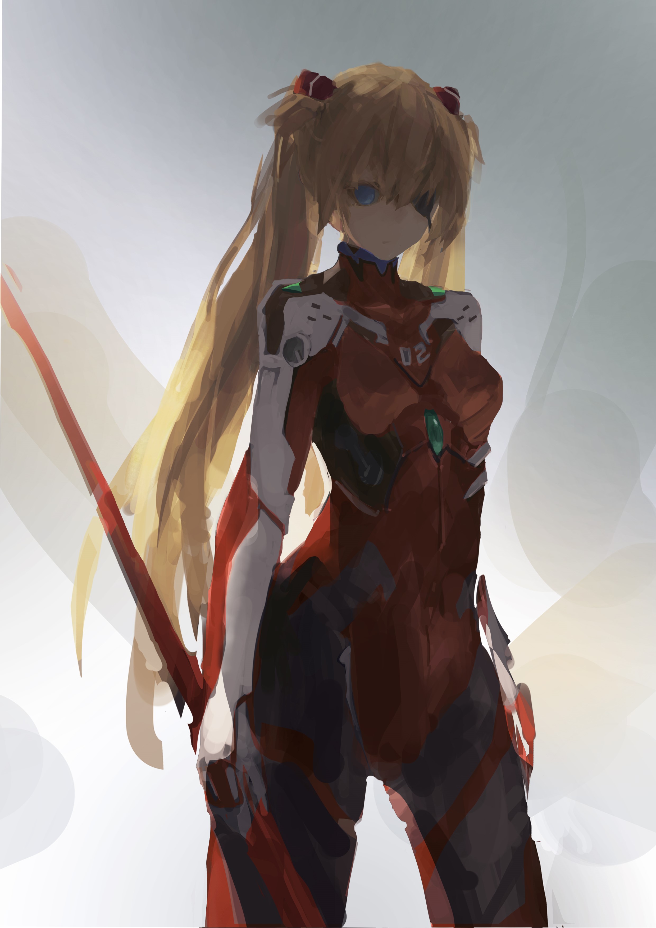 Asuka Langley Soryu from Neon Genesis Evangelion HD Phone Wallpaper