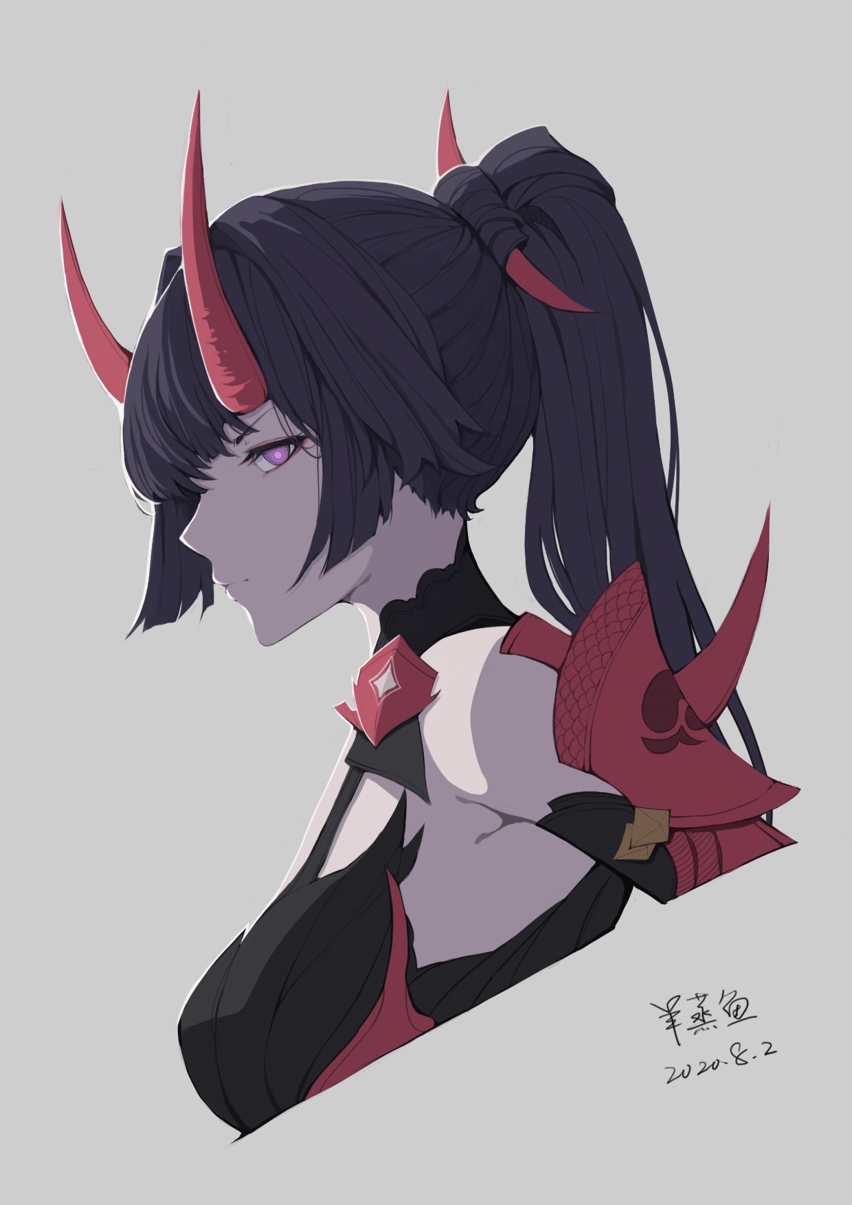 Mei from Honkai Impact 3rd with horns HD Phone Wallpaper