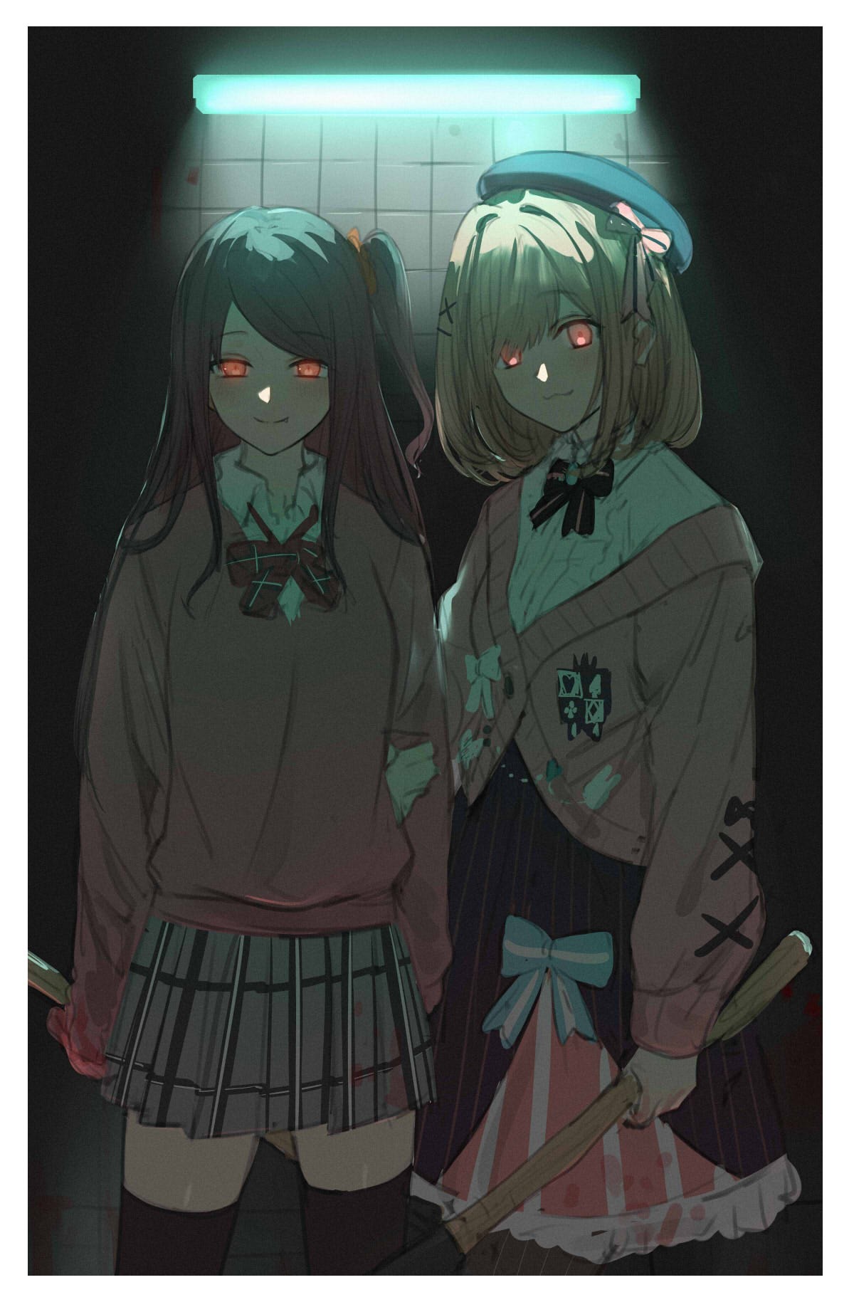 Suzuhara Lulu and Akabane Youko from Nijisanji HD Phone Wallpaper