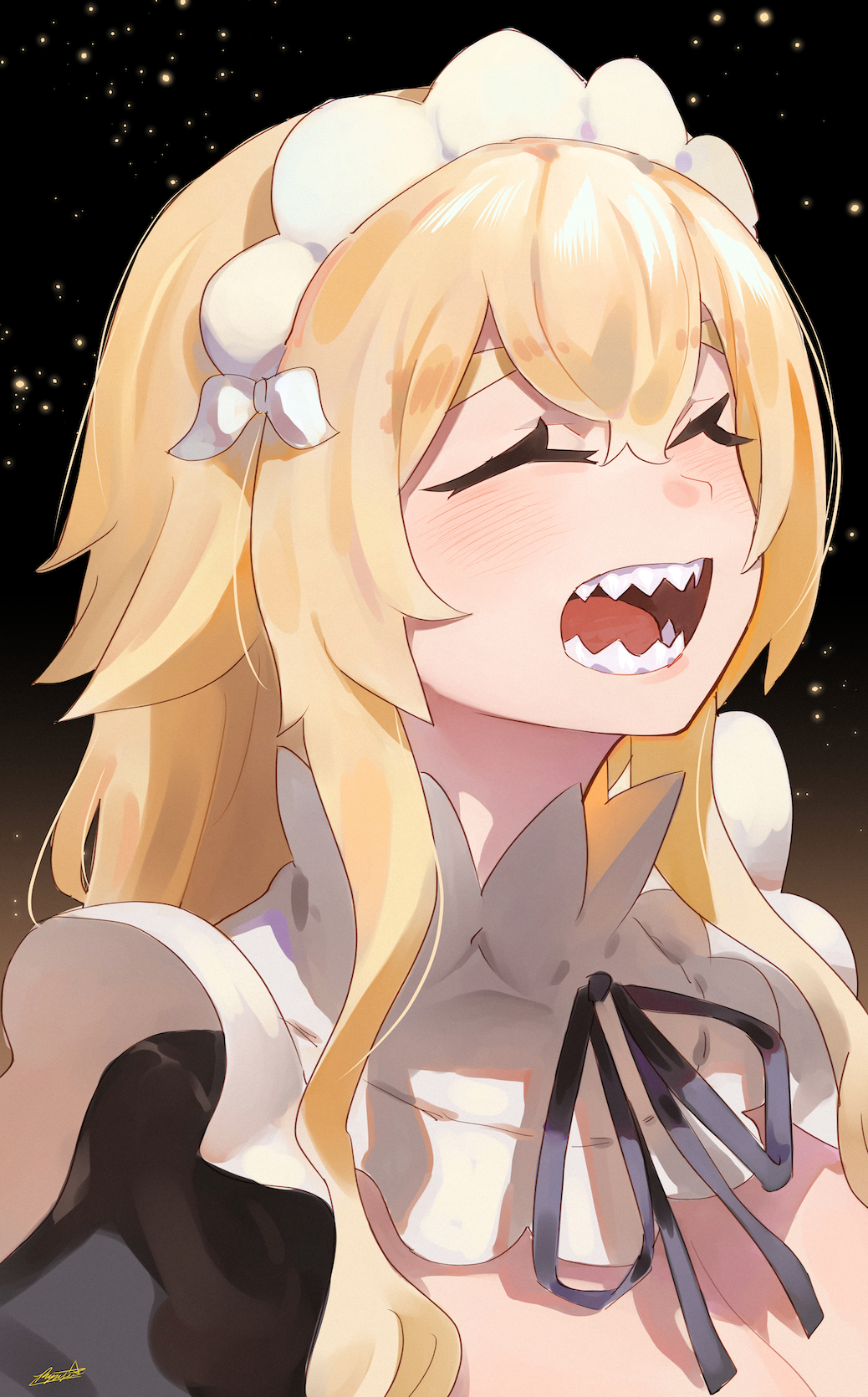 Frederica Baumann from Re:Zero maid outfit fan art HD Phone Wallpaper
