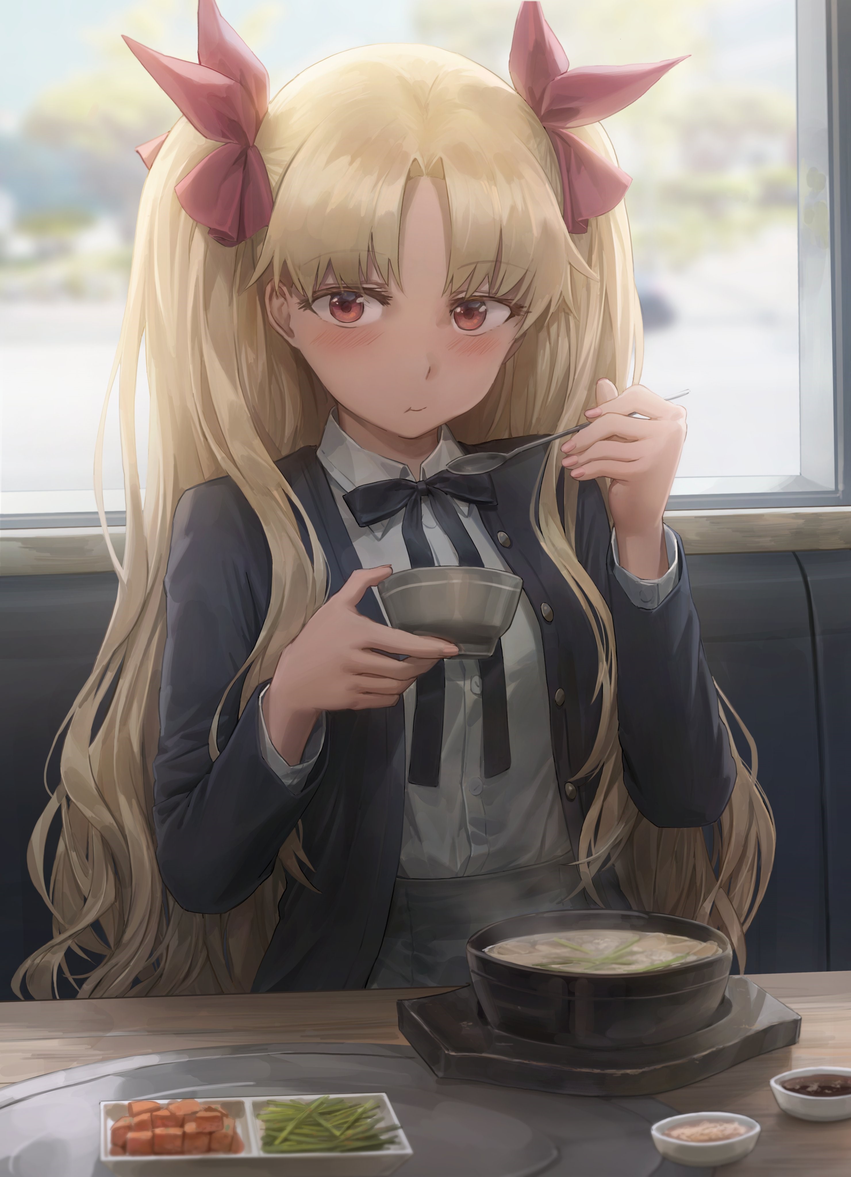 Ereshkigal from Fate/Grand Order eating HD Phone Wallpaper