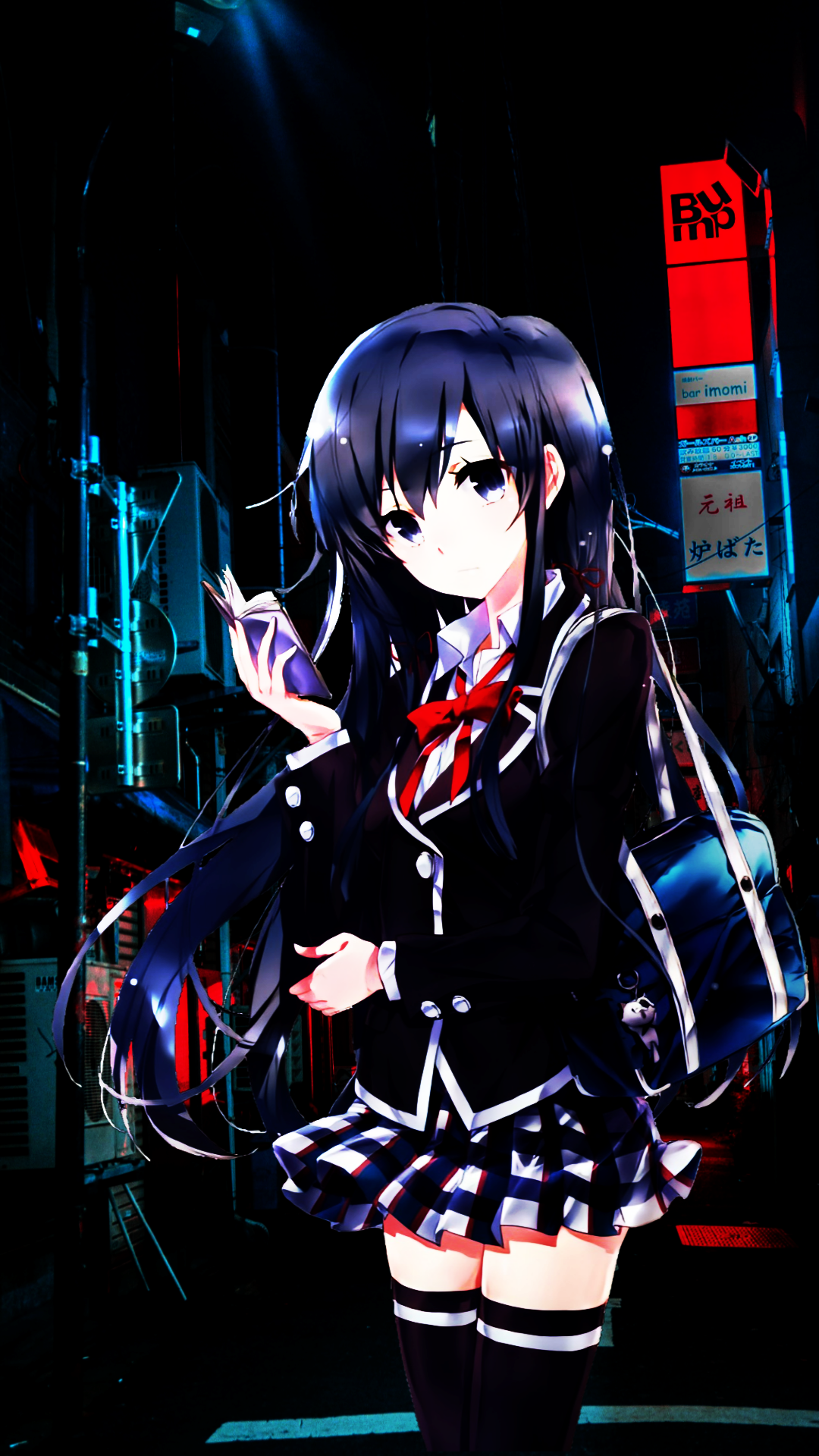 Yukinoshita Yukino from Yahari Ore no Seishun Love Comedy wa Machigatteiru HD Phone Wallpaper
