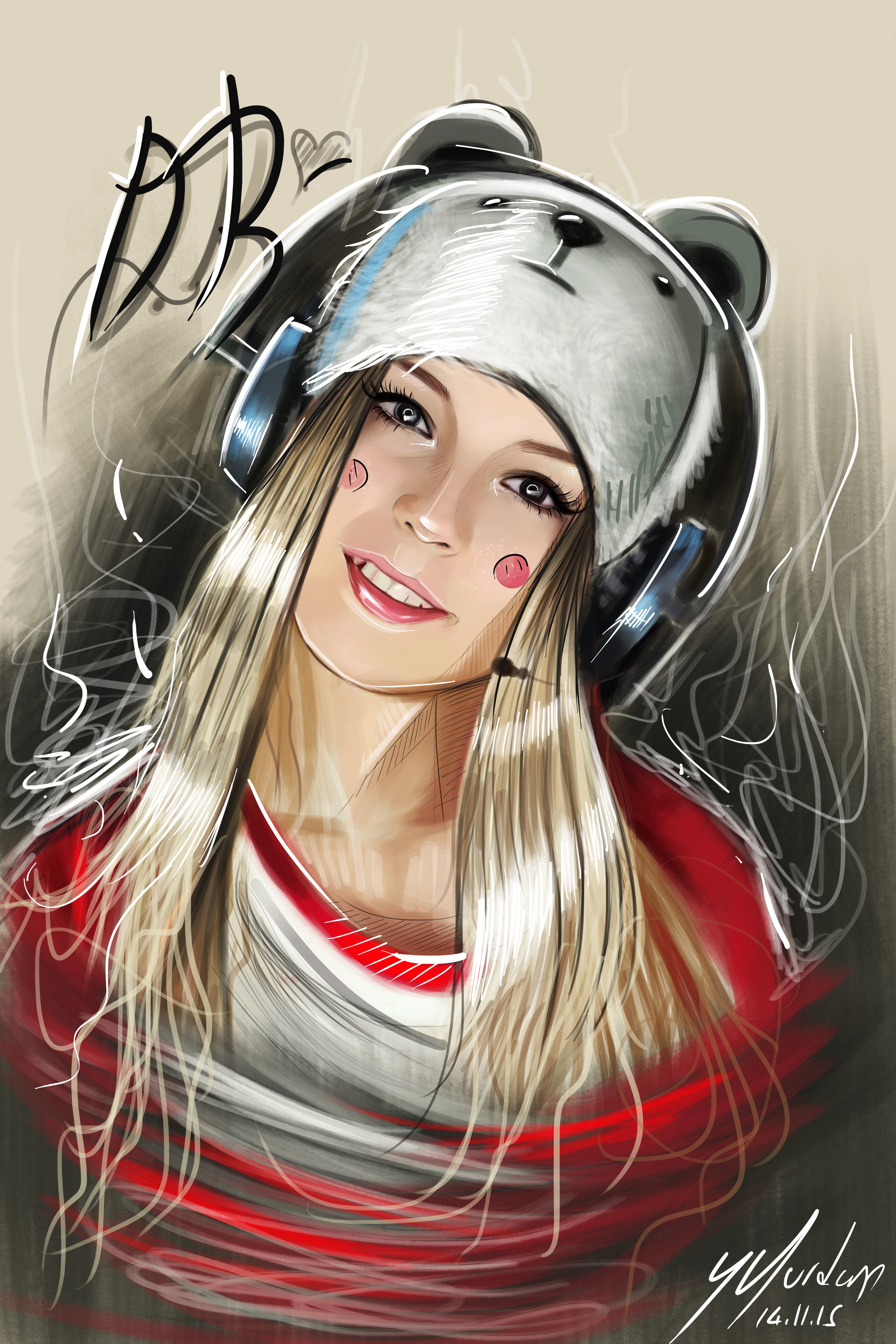 Duygu Köseoğlu fan art by Yaşar Vurdem HD Phone Wallpaper