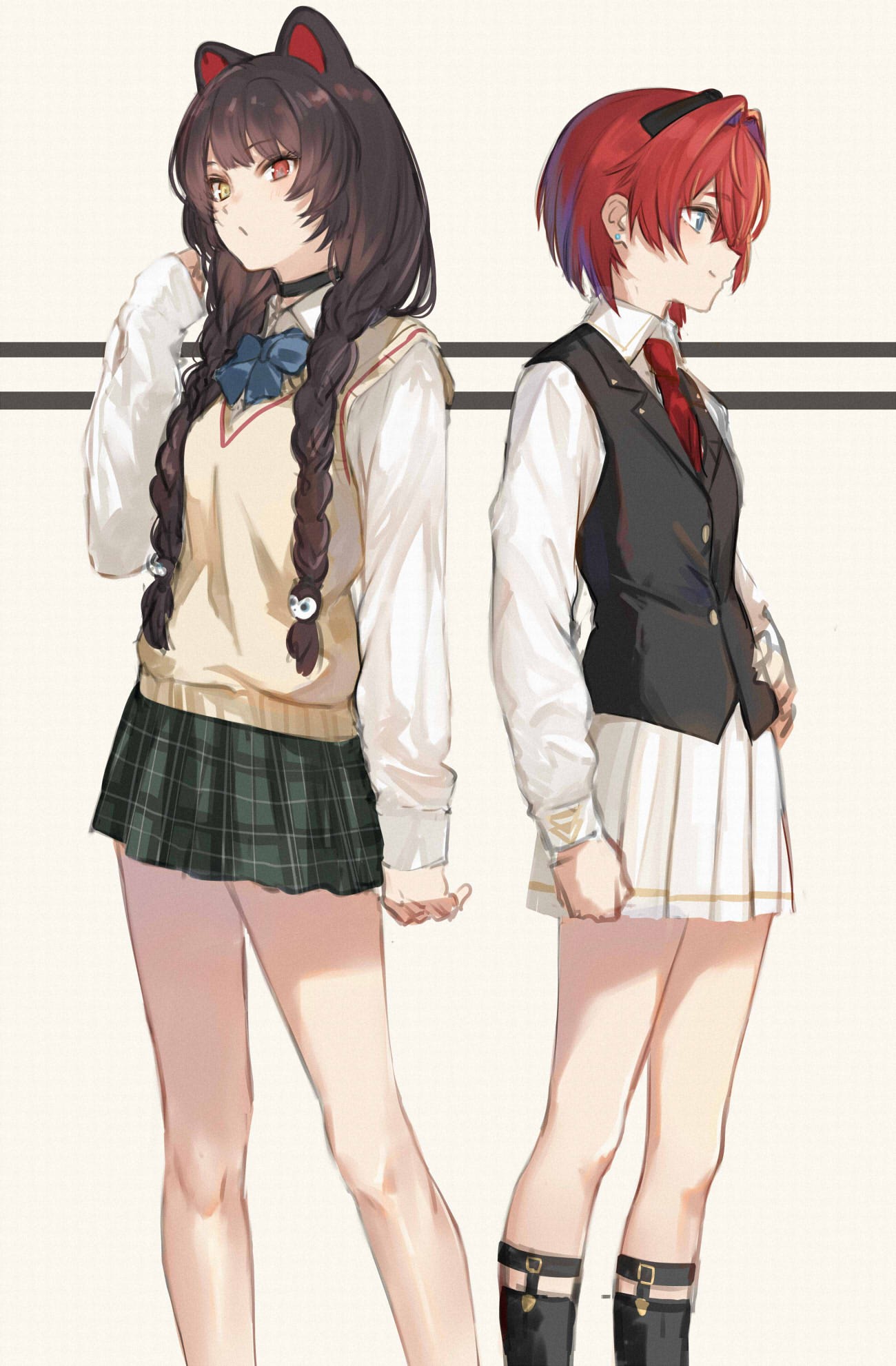 Inui Toko and Ange Katrina from Nijisanji HD Phone Wallpaper