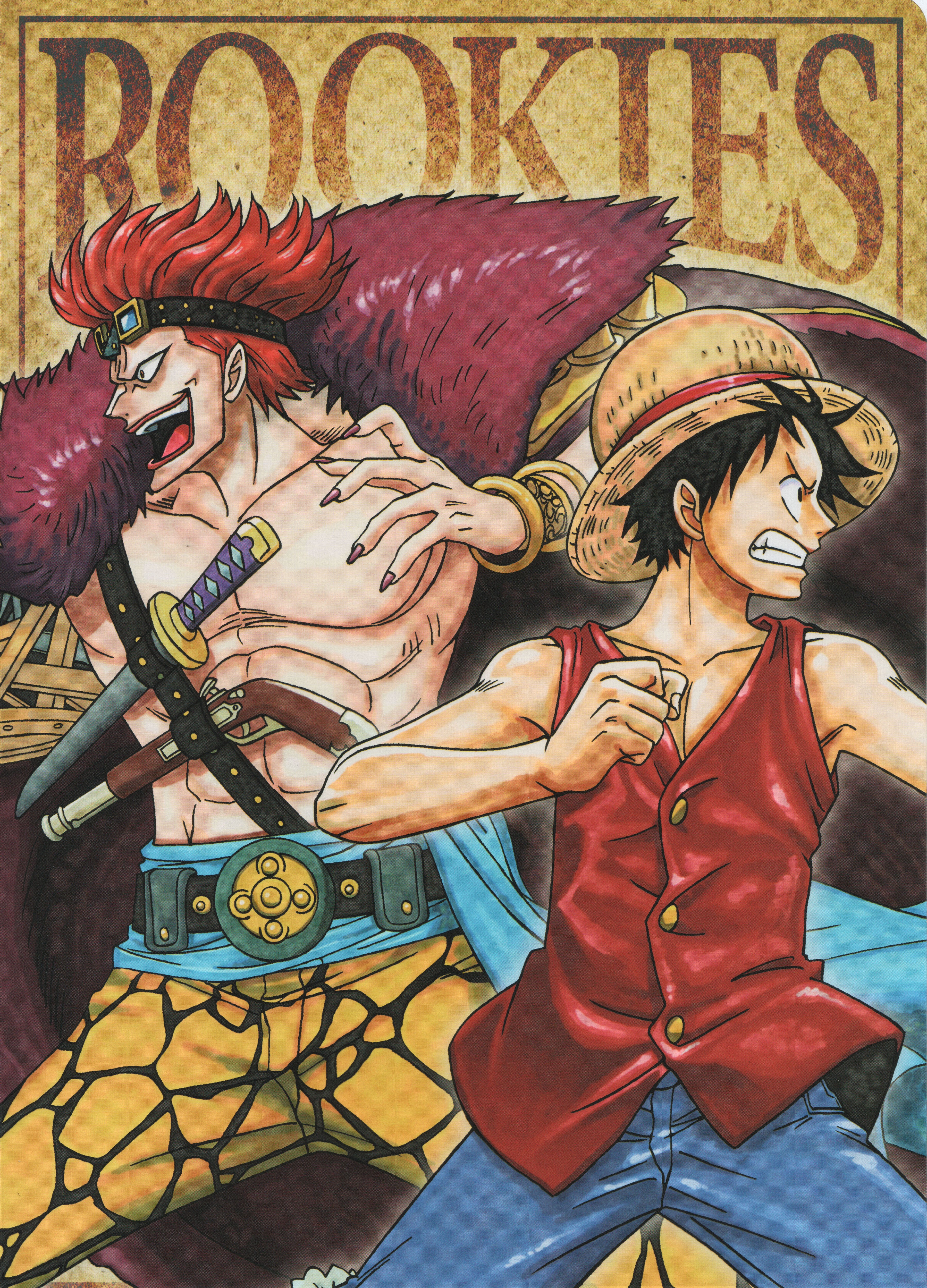 Eustass Kid and Monkey D. Luffy from One Piece HD Phone Wallpaper