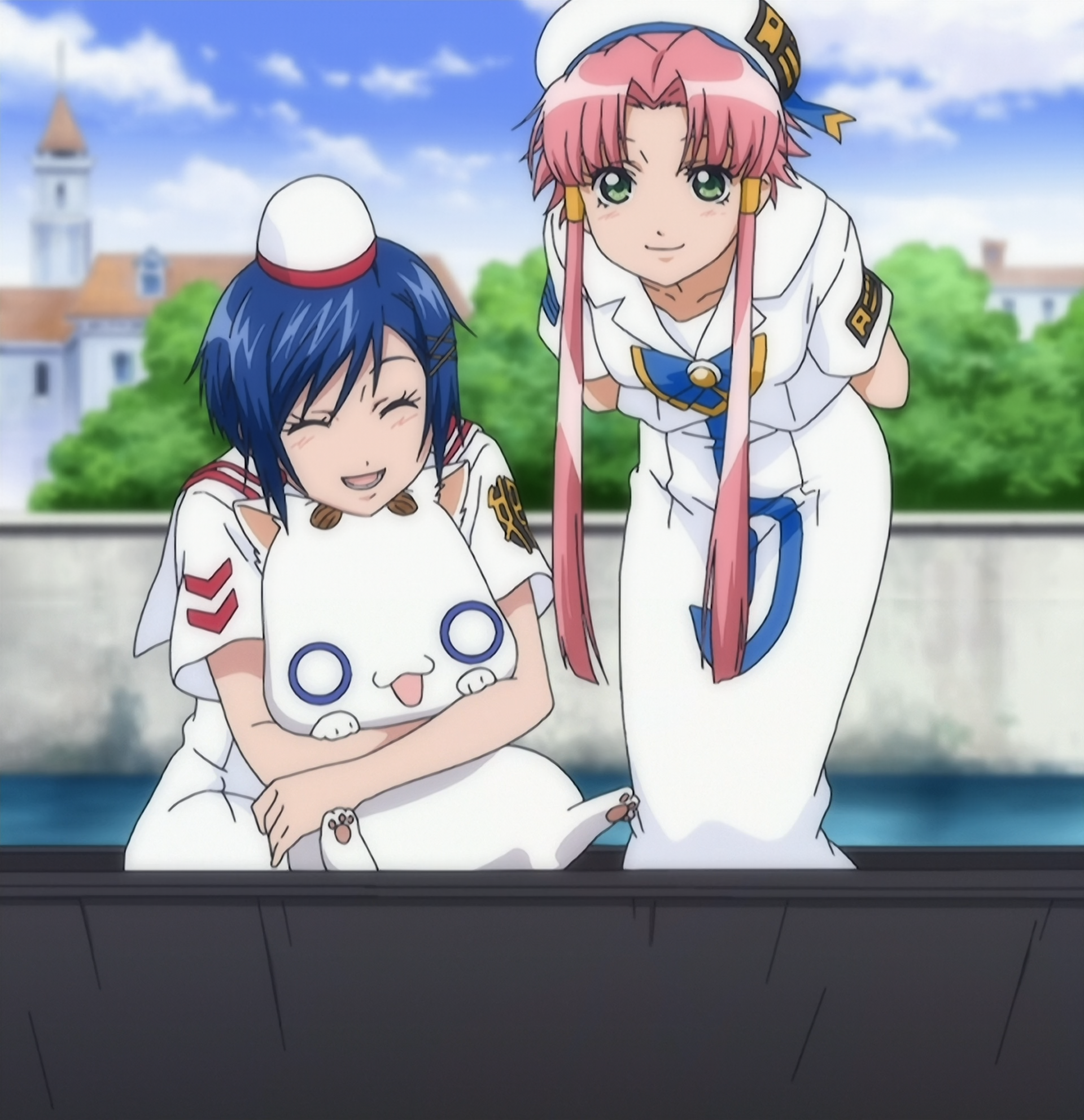 Aika S. Granzchesta and Akari Mizunashi from Aria HD Phone Wallpaper
