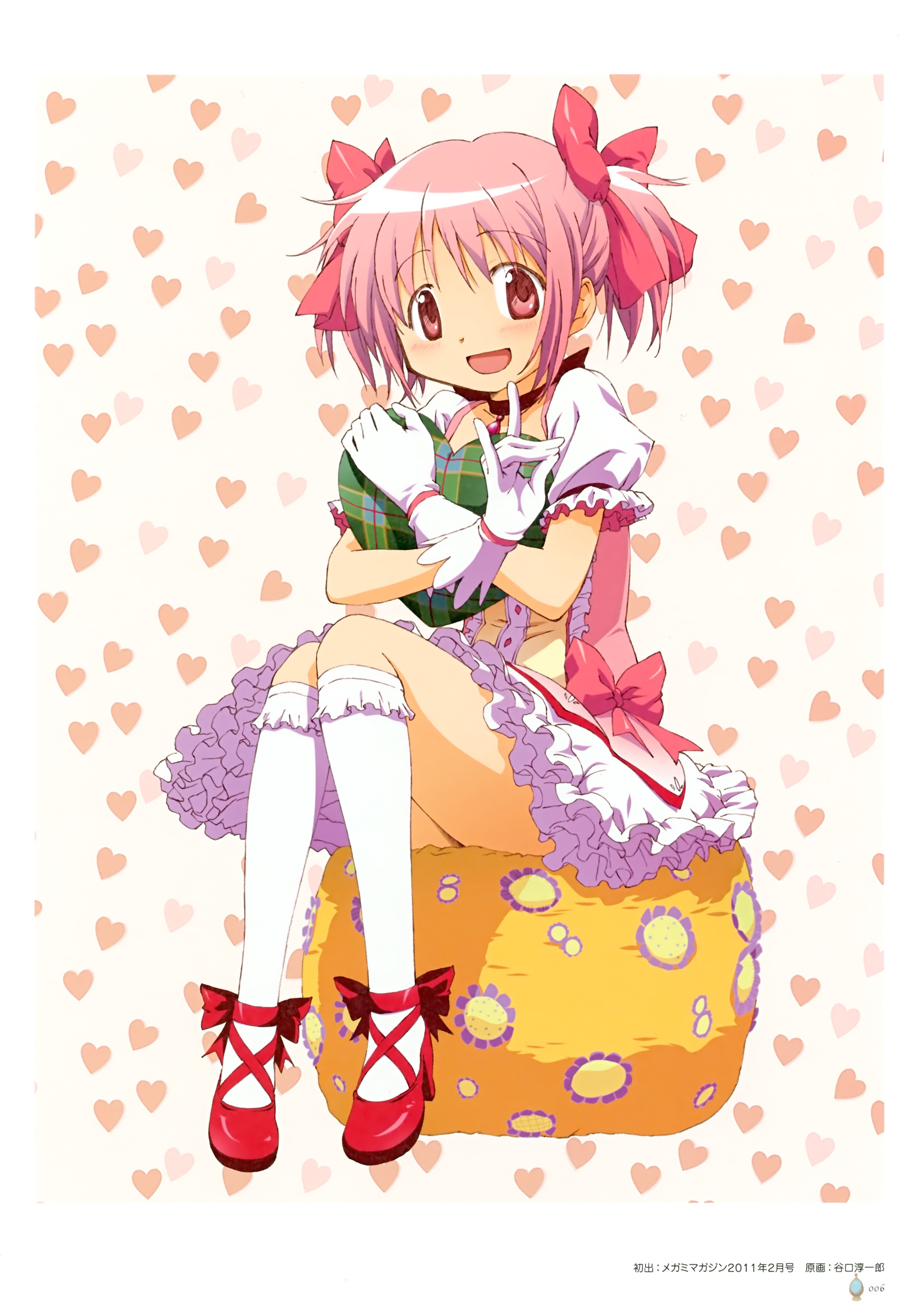 Madoka Kaname from Mahou Shoujo Madoka Magica HD Phone Wallpaper