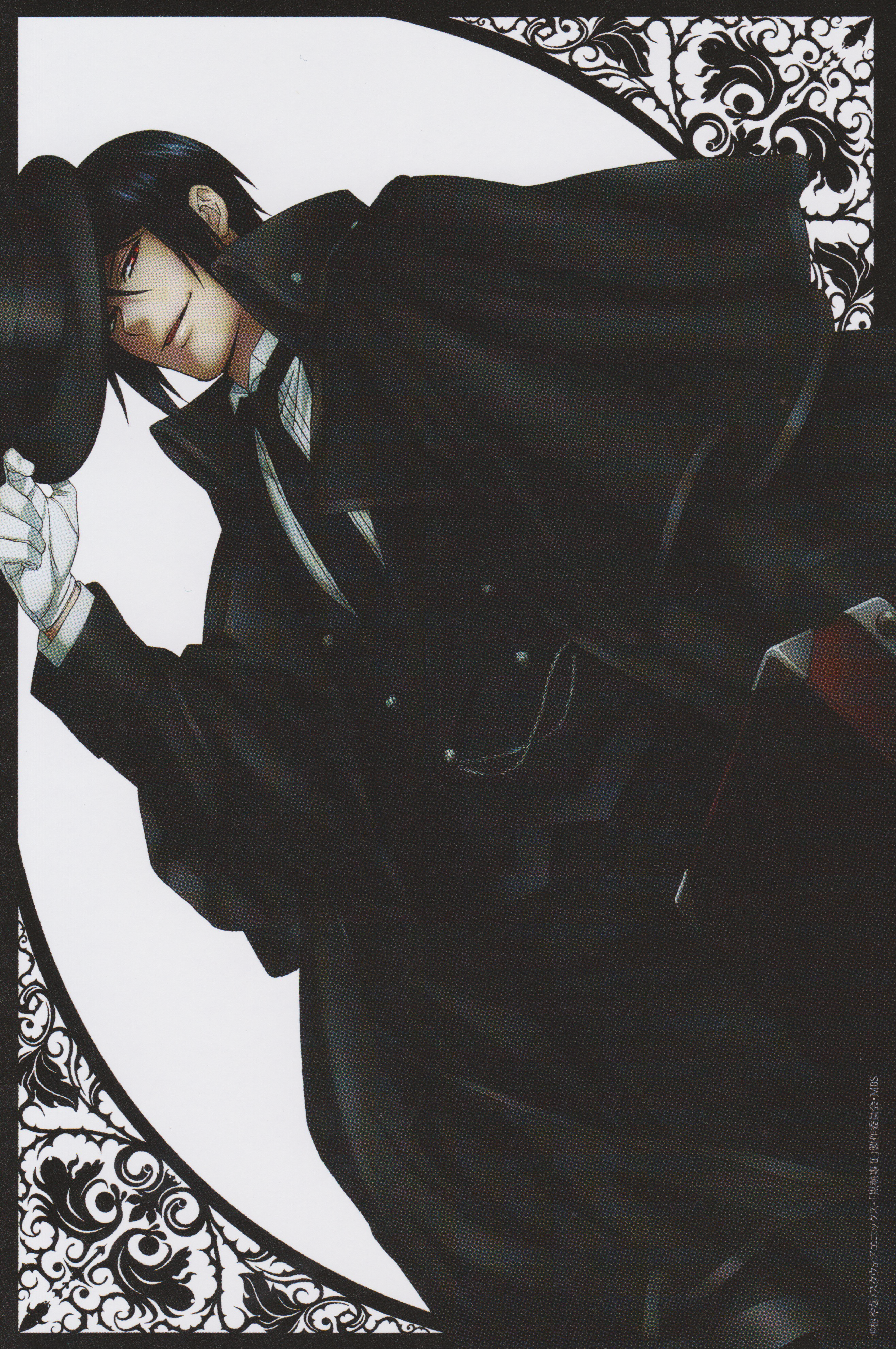 Sebastian Michaelis from Black Butler HD Phone Wallpaper