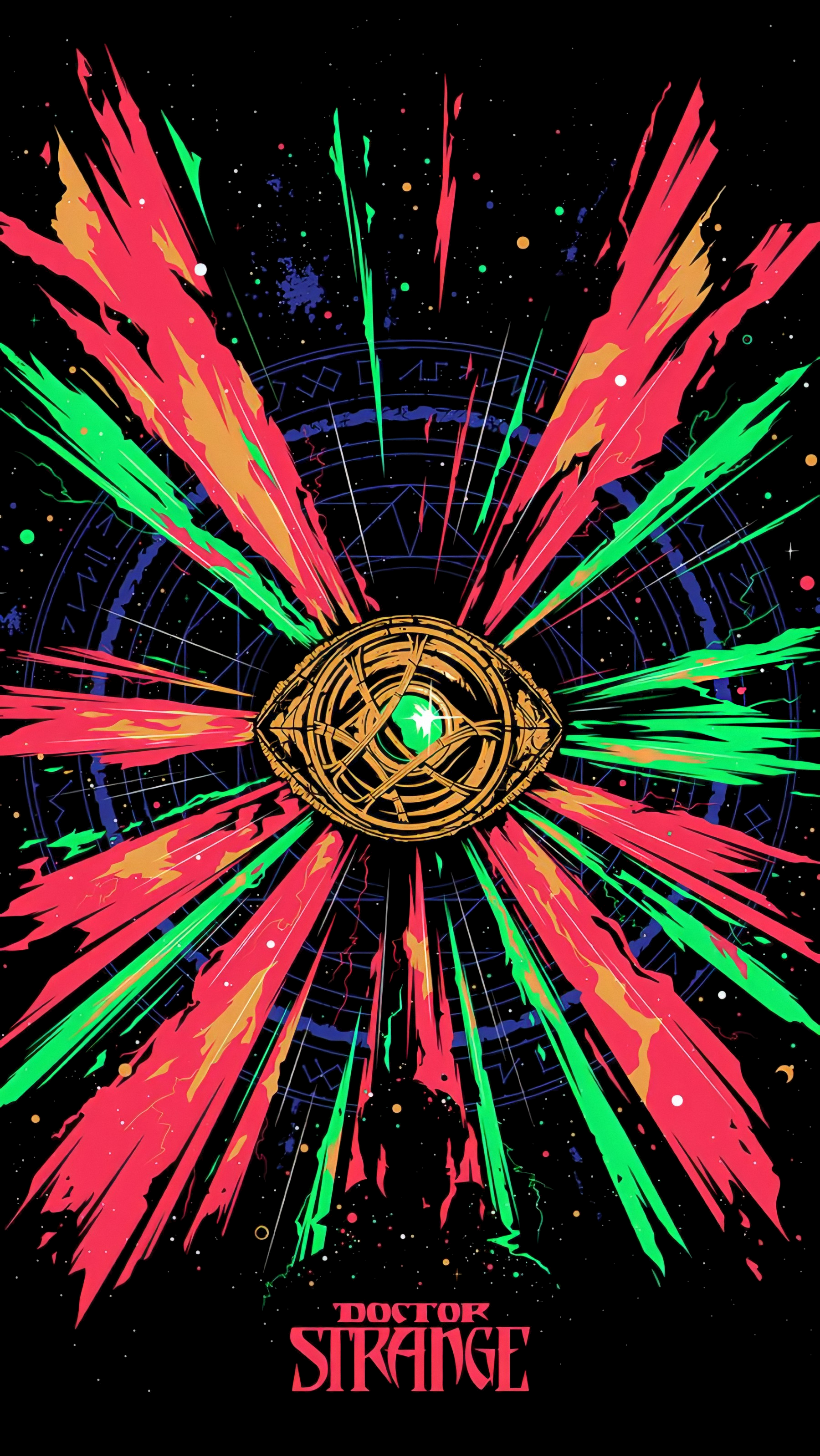 Doctor Strange Eye of Agamotto Poster HD Phone Wallpaper