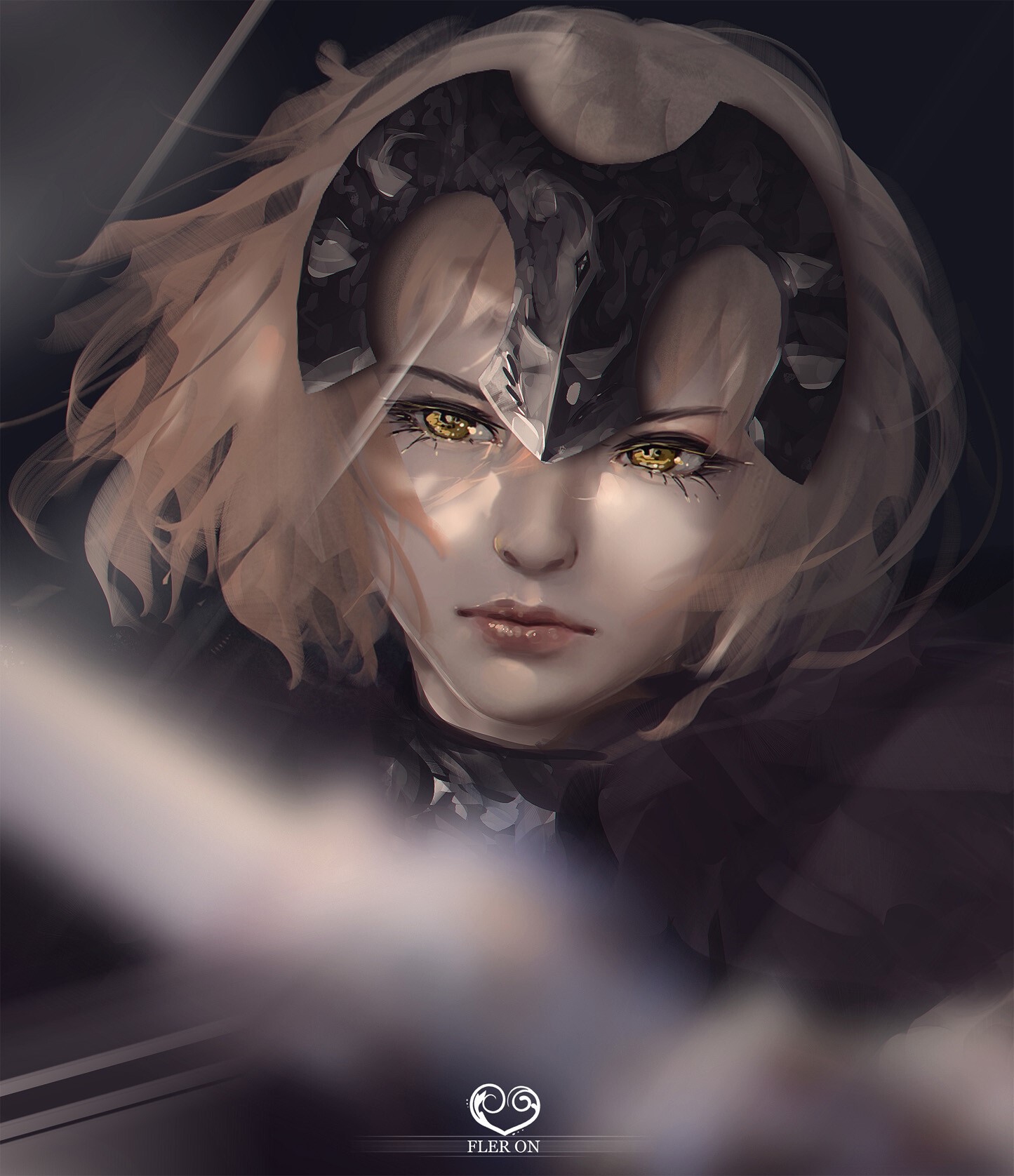 Jeanne d'Arc from Fate Series HD Phone Wallpaper