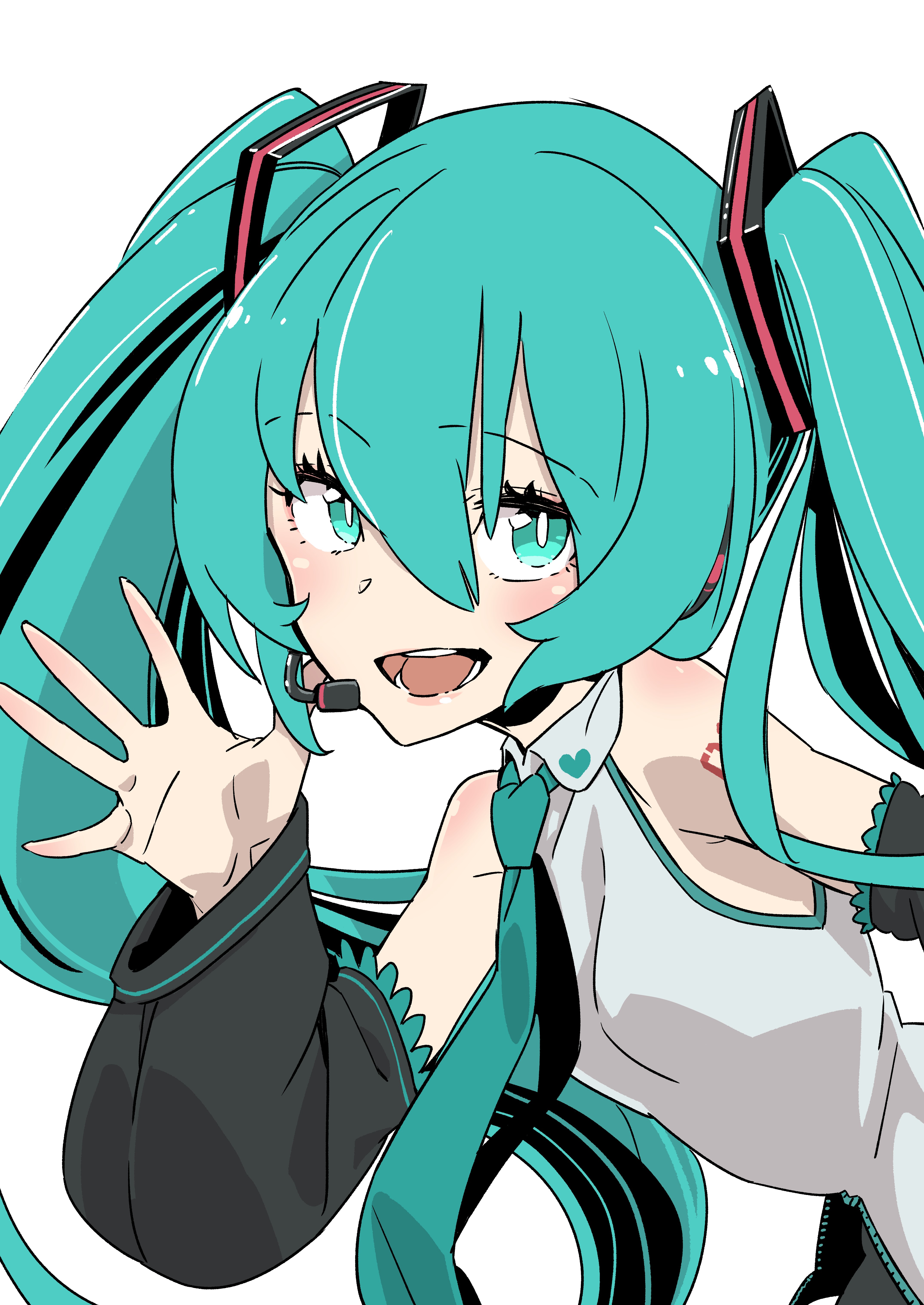 Hatsune Miku from Vocaloid HD Phone Wallpaper