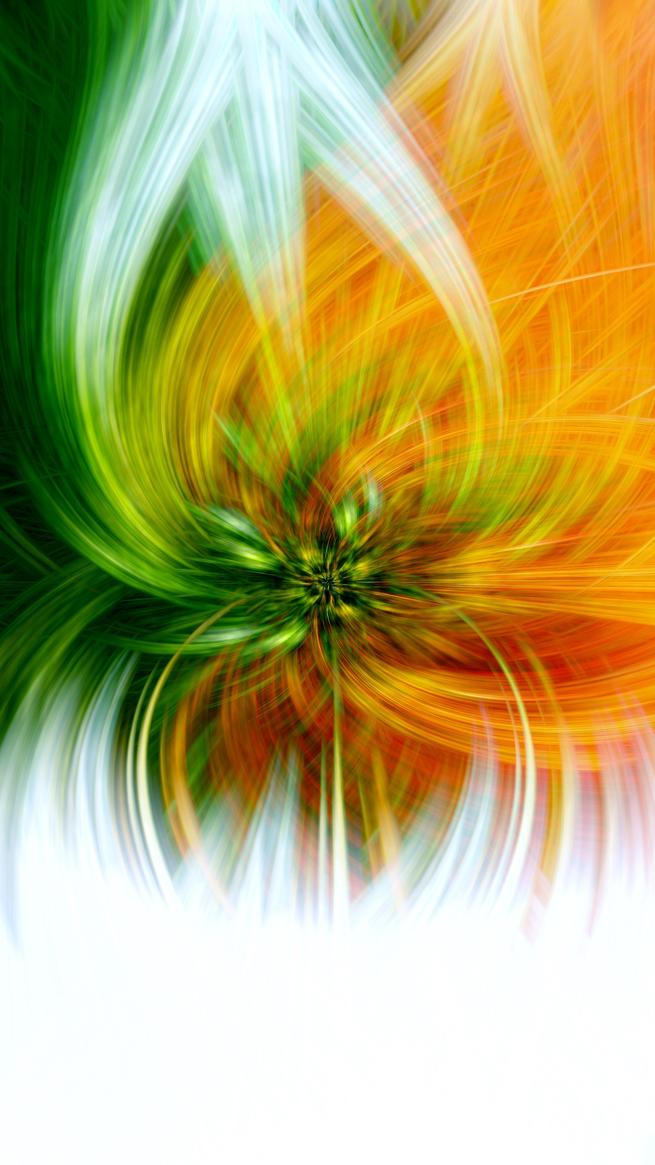 Abstract colorful fractal spiral HD Phone Wallpaper