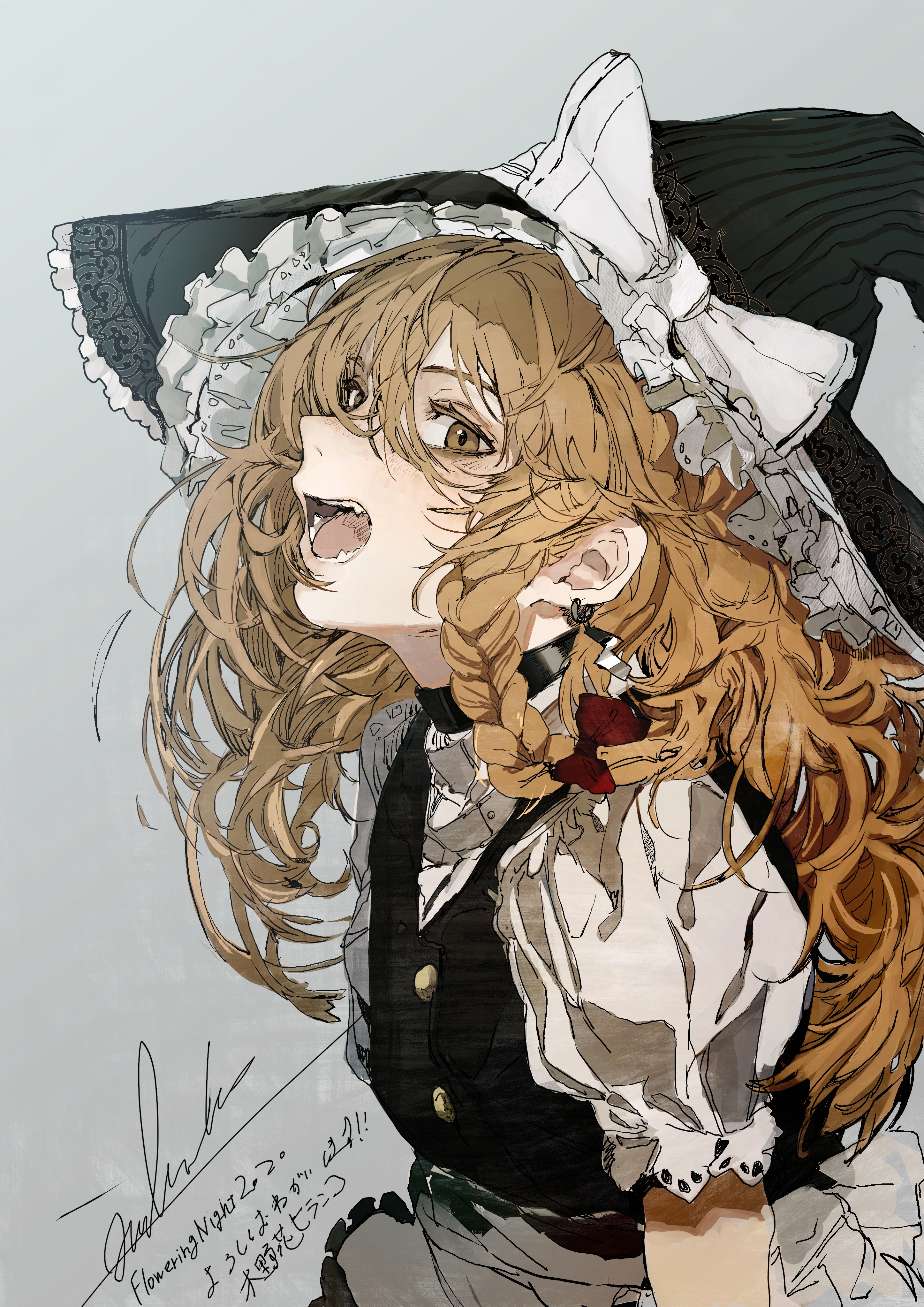 Kirisame Marisa from Touhou Project HD Phone Wallpaper