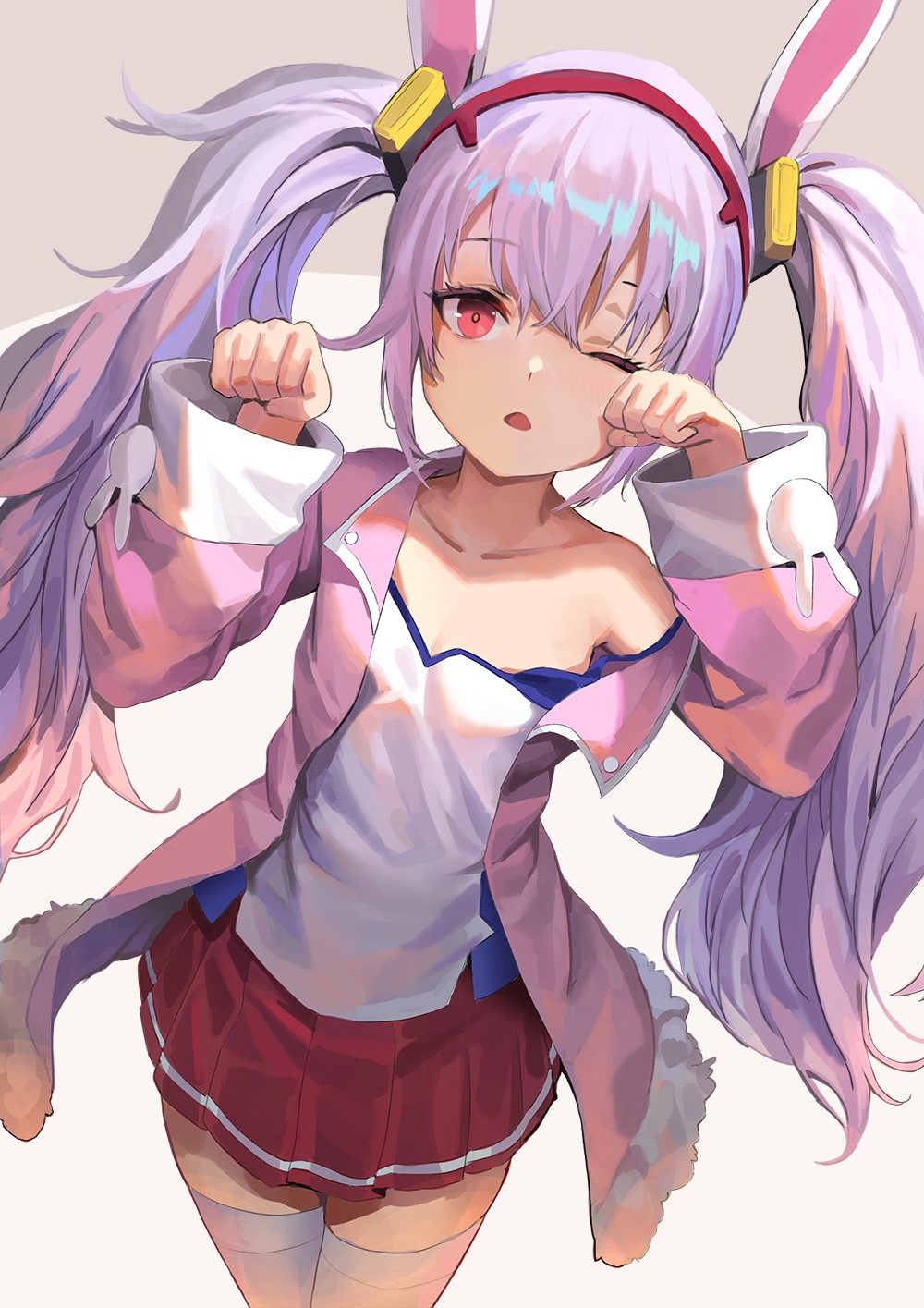 Laffey from Azur Lane with bunny ears HD Phone Wallpaper