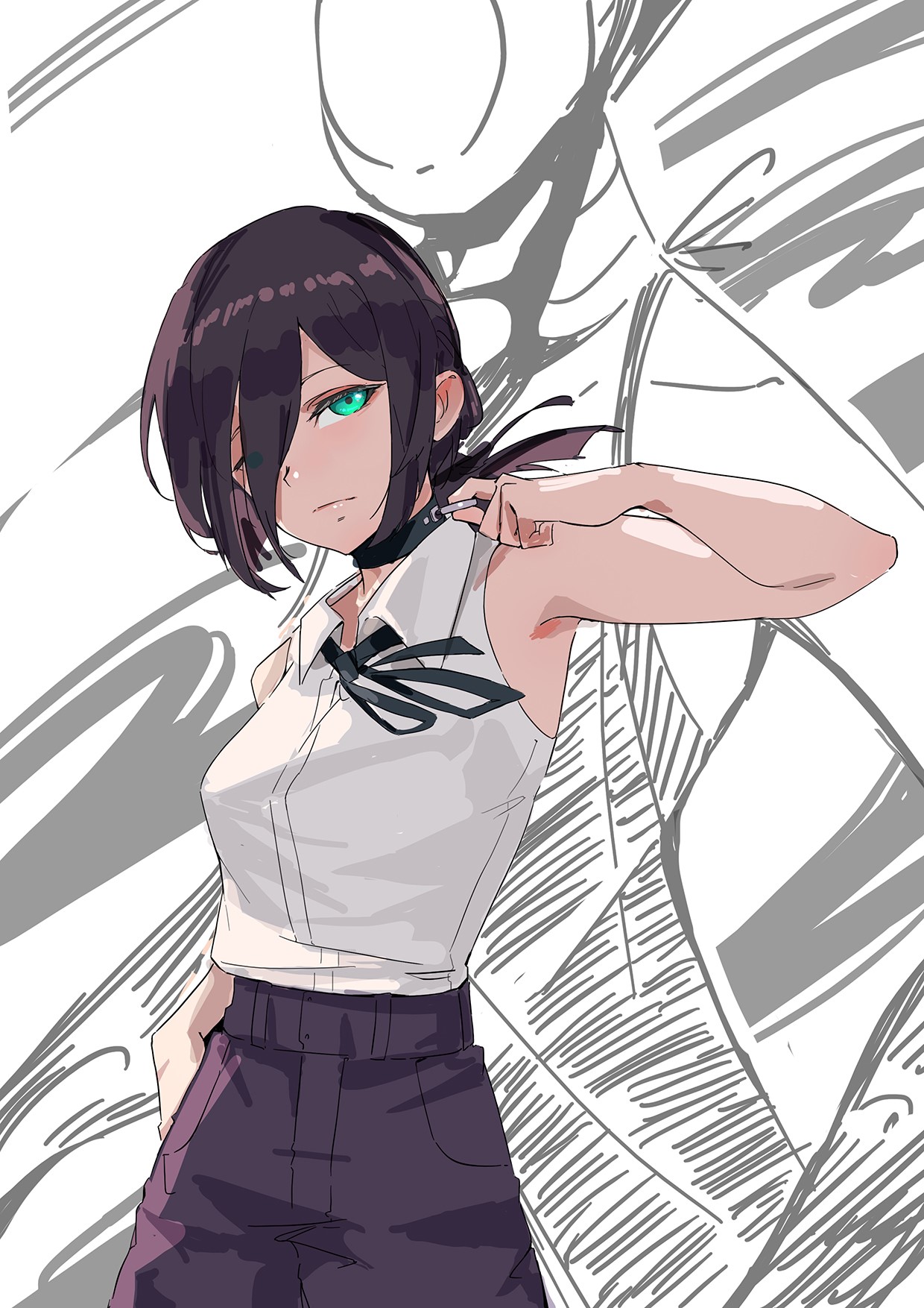 Makima from Chainsaw Man HD Phone Wallpaper