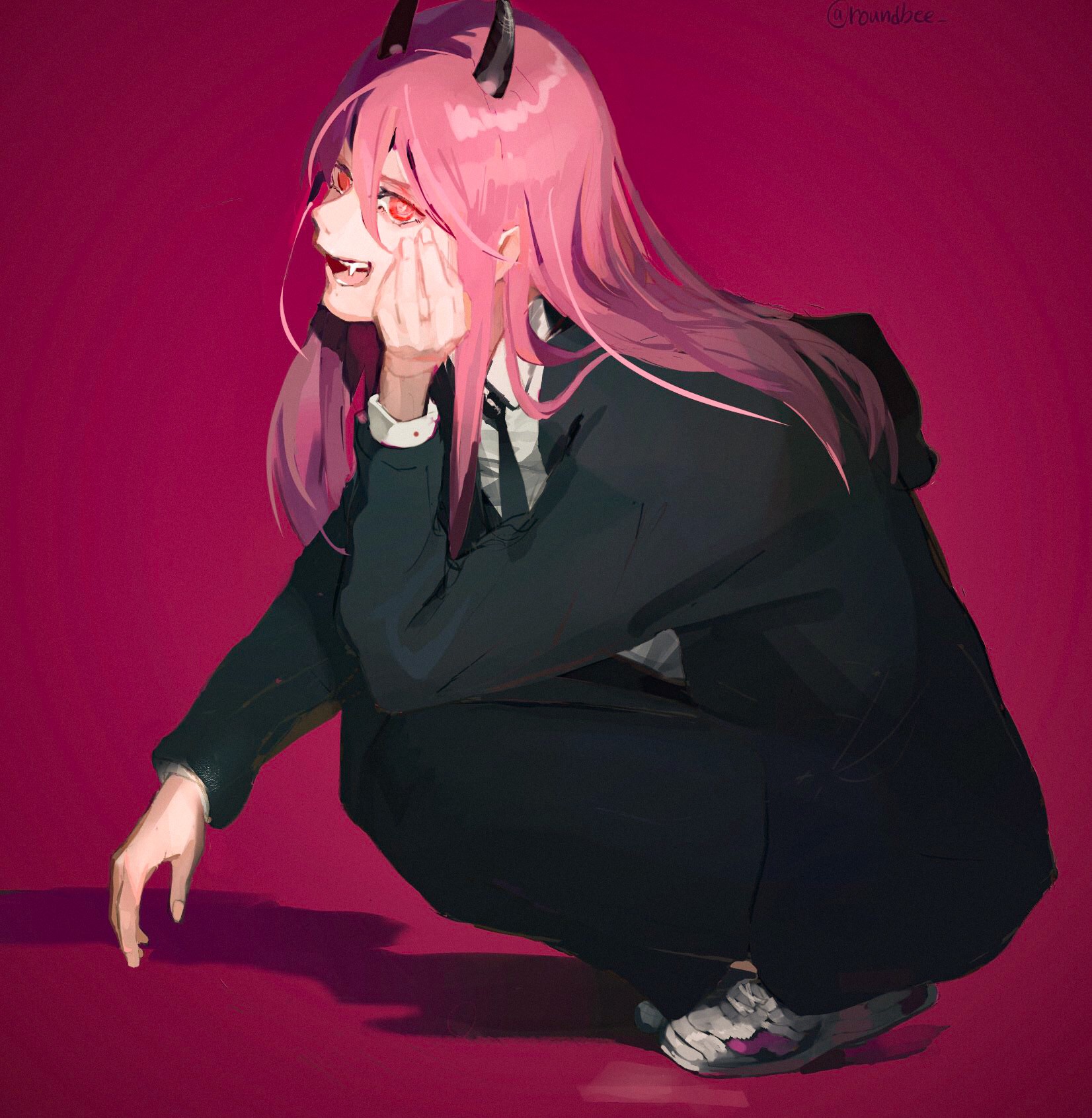 Power from Chainsaw Man HD Phone Wallpaper