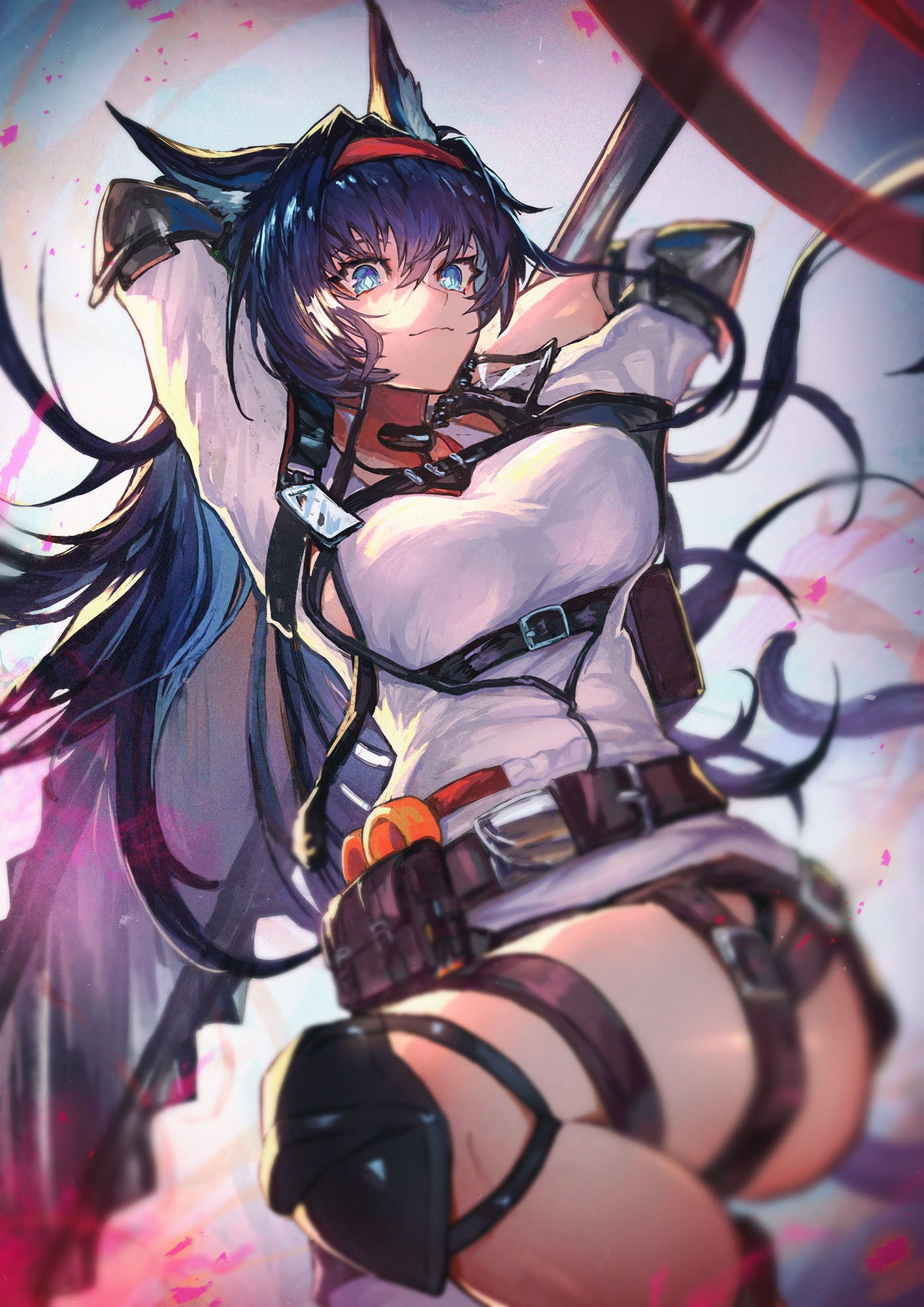 Blaze from Arknights HD Phone Wallpaper