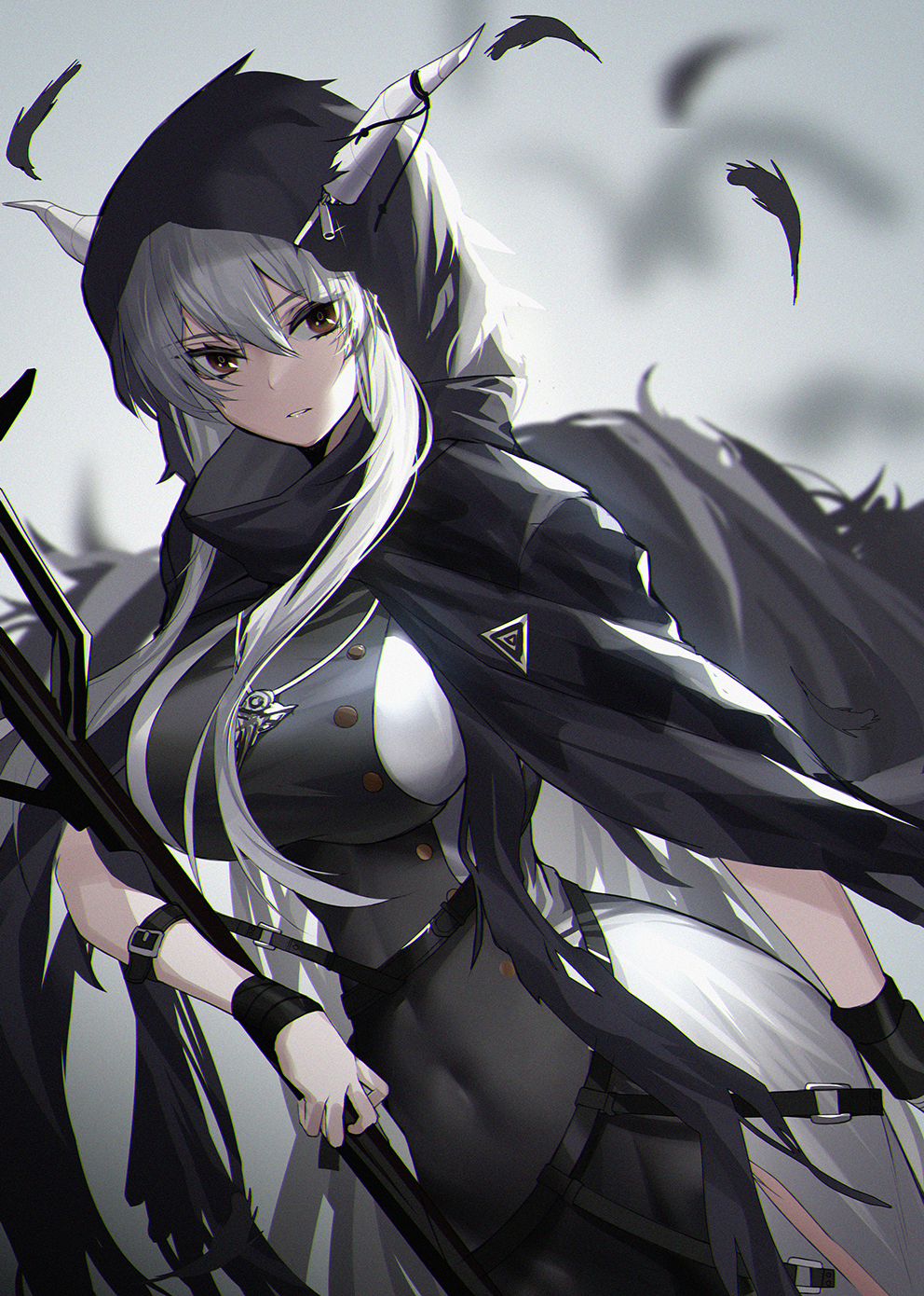 Shining from Arknights artwork HD Phone Wallpaper