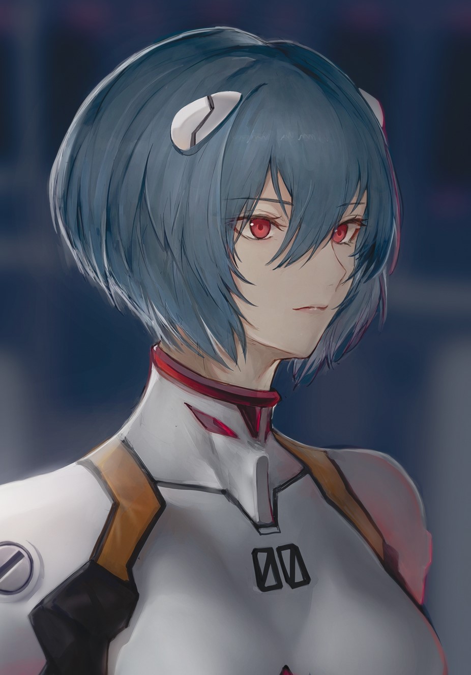 Ayanami Rei in Neon Genesis Evangelion Plugsuit HD Phone Wallpaper